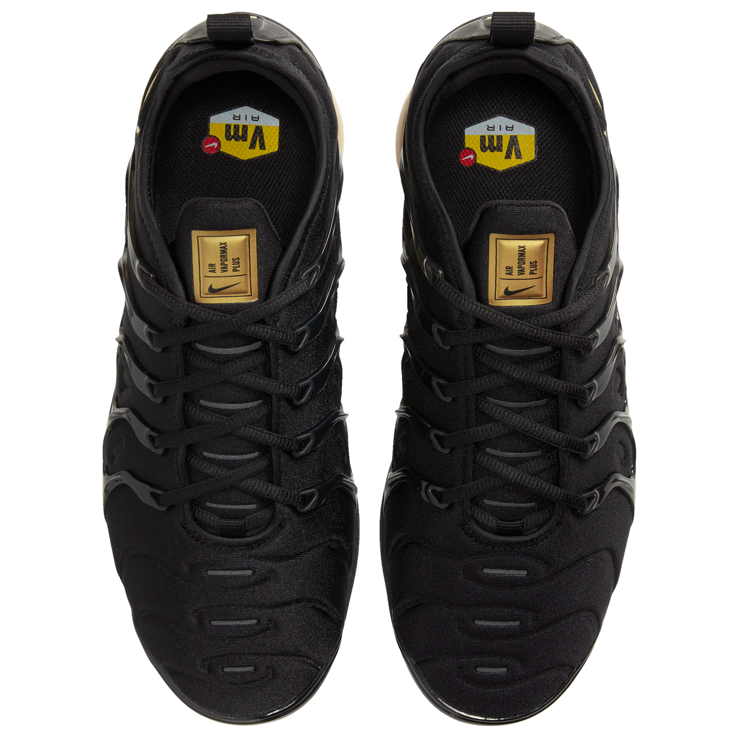 Nike Air Vapormax Plus - Men's - Black/Metallic Gold