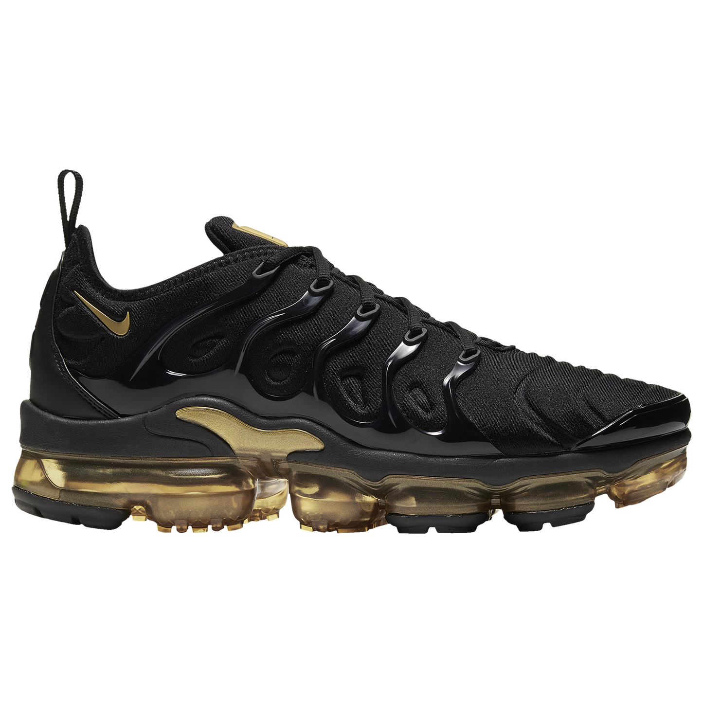 Nike Air Vapormax Plus - Men's - Black/Metallic Gold
