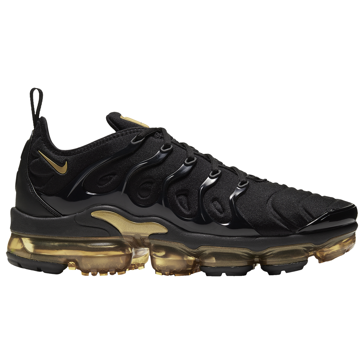 Nike Air Vapormax Plus - Men's - Black/Metallic Gold