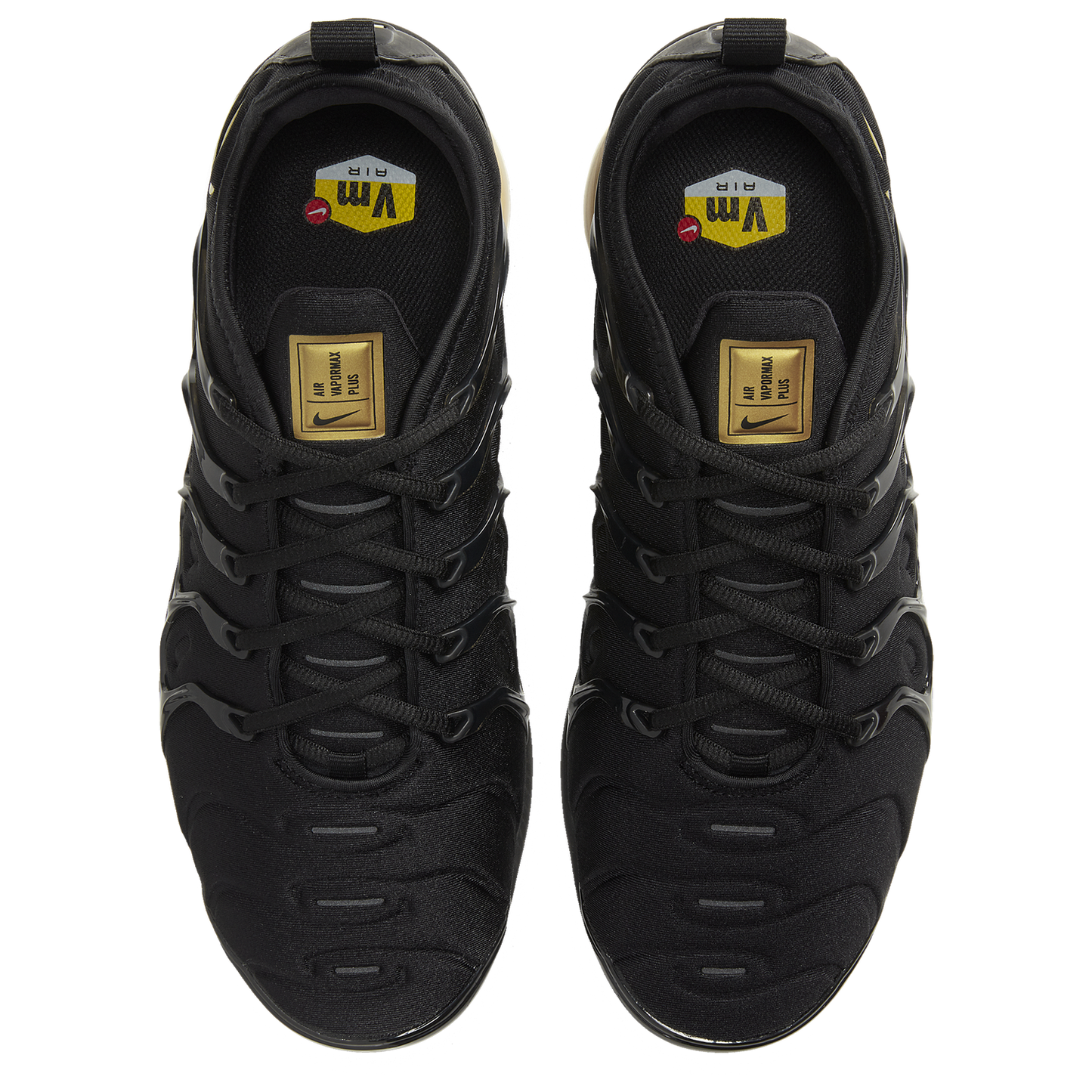 Nike Air Vapormax Plus - Men's - Black/Metallic Gold
