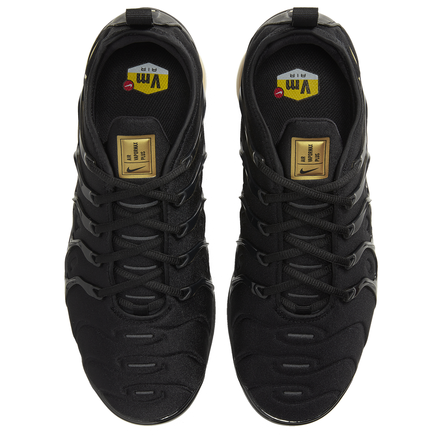 Nike Air Vapormax Plus - Men's - Black/Metallic Gold