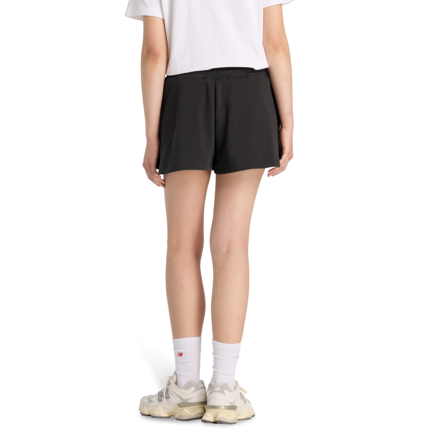 New Balance French Terry Circle Shorts - Women's - Black
