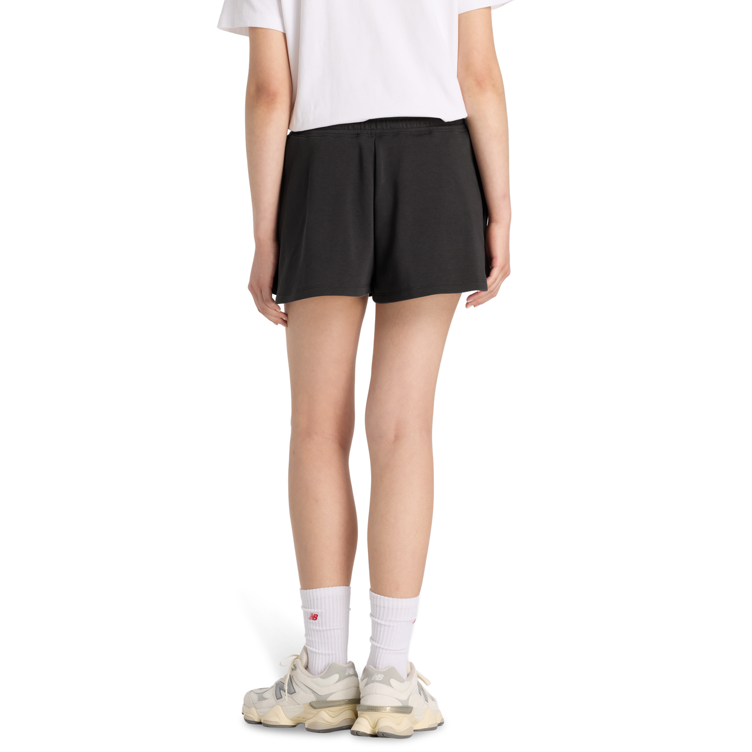 New Balance French Terry Circle Shorts - Women's - Black
