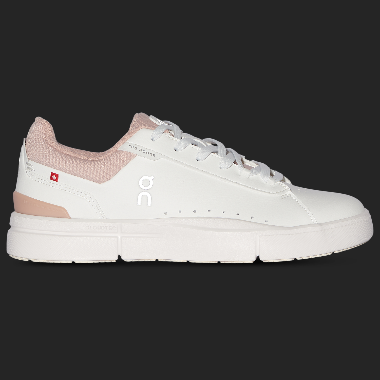 On The Roger Advantage - Women's - White/Rosehip