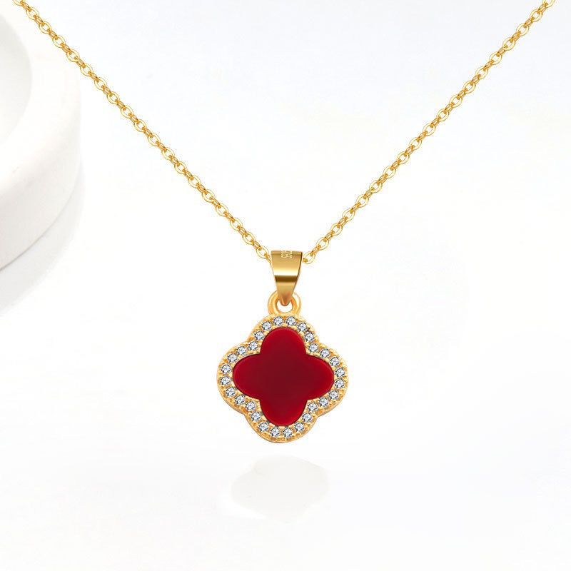 Aura Clover Pavé Necklace - foto 3