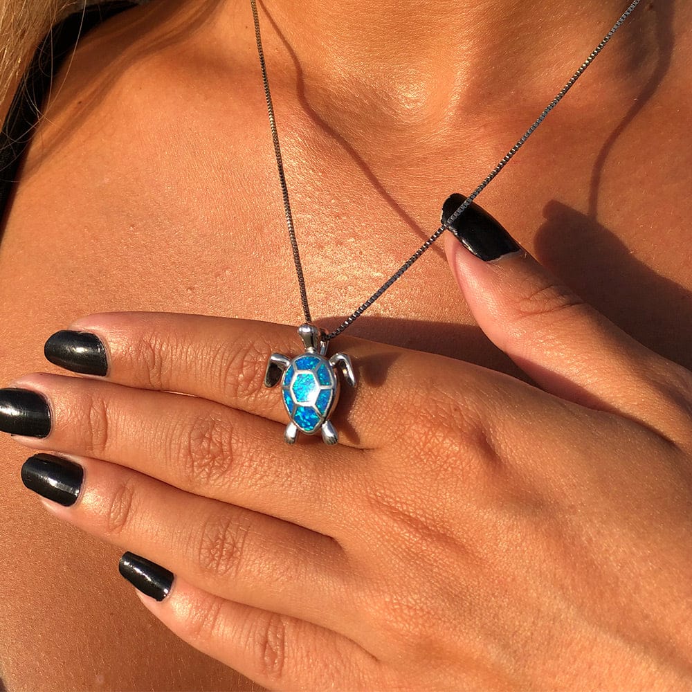 Opal Turtle Necklace - foto 2