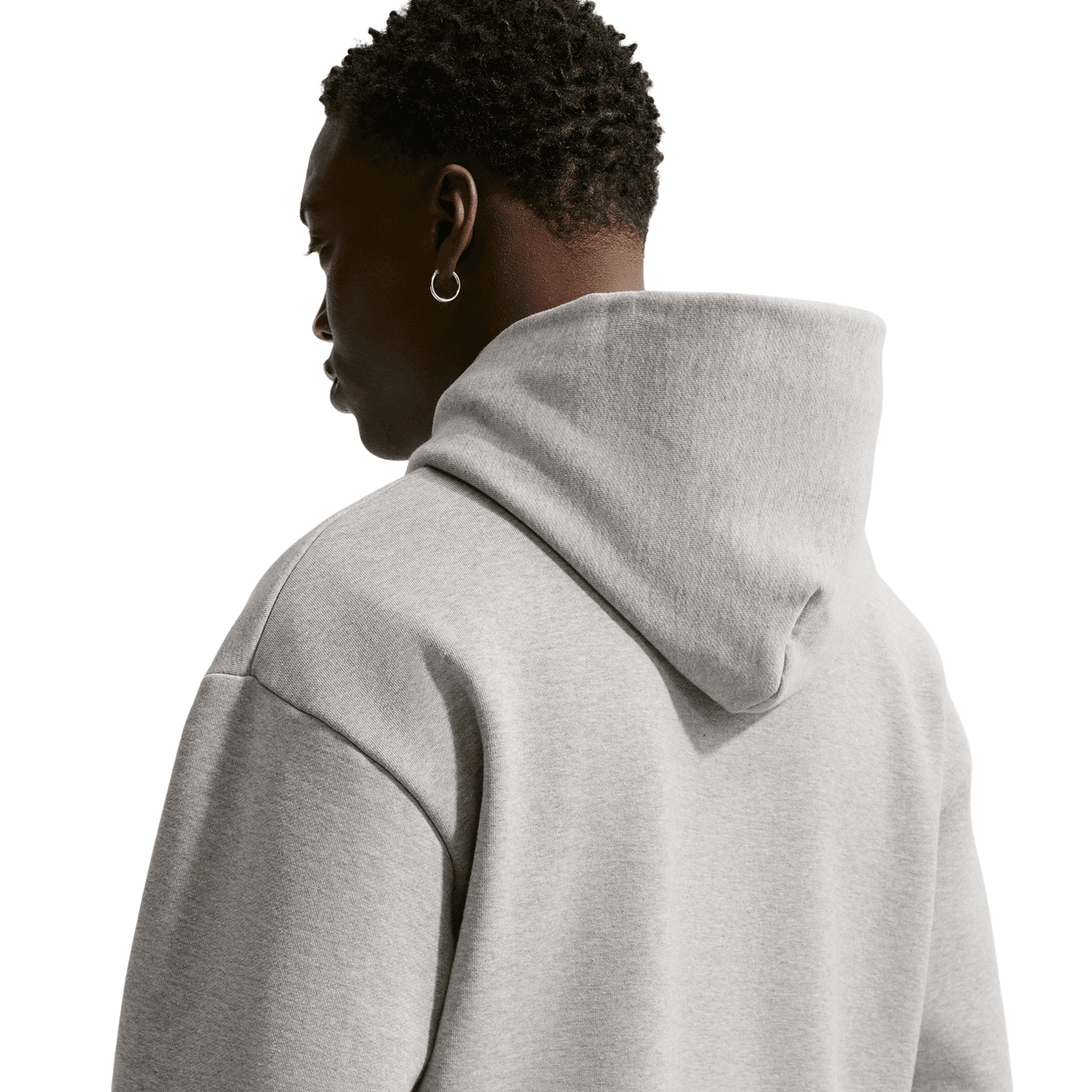 Nike Solo Pullover Concept Hoodie - Men's - Gray/White