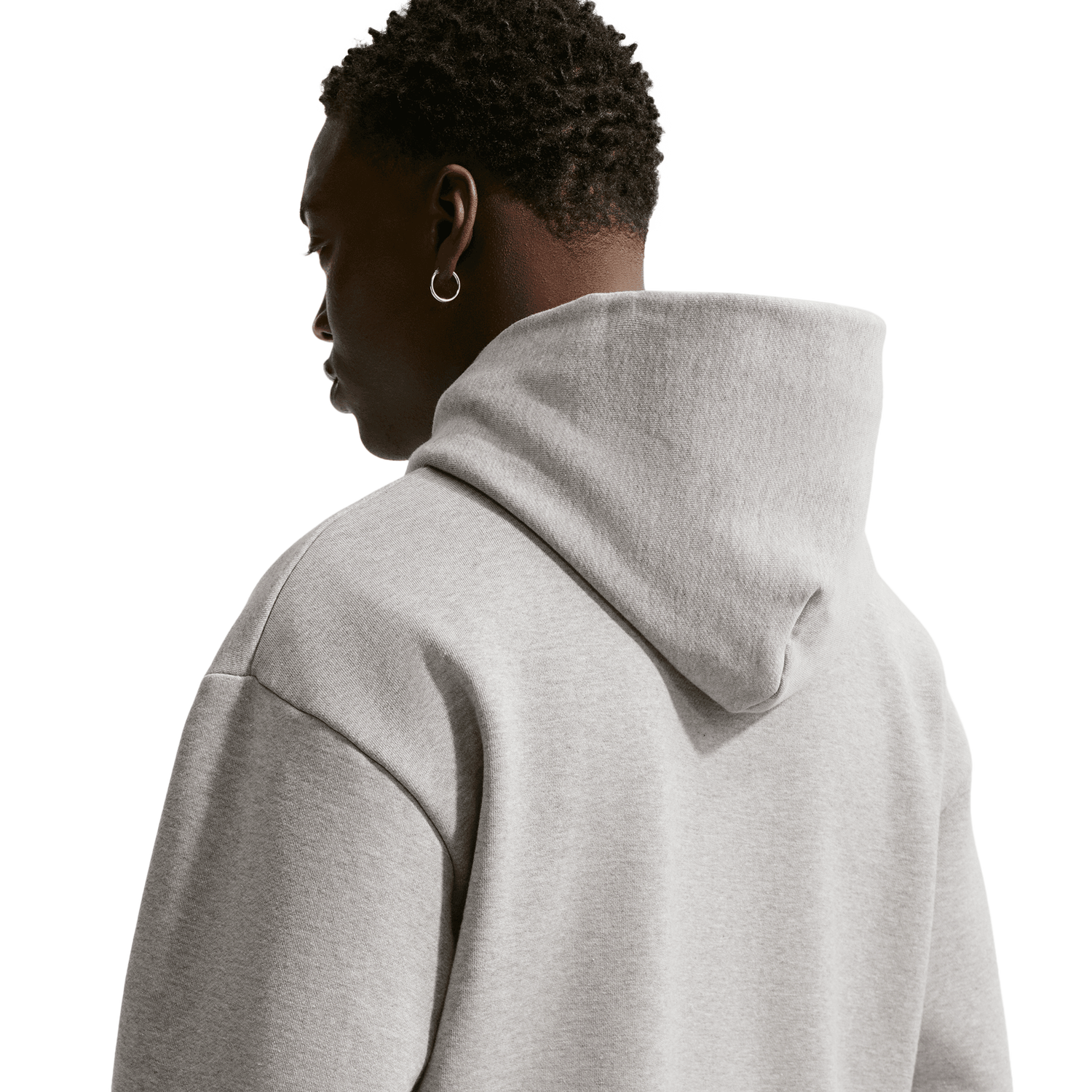 Nike Solo Pullover Concept Hoodie - Men's - Gray/White