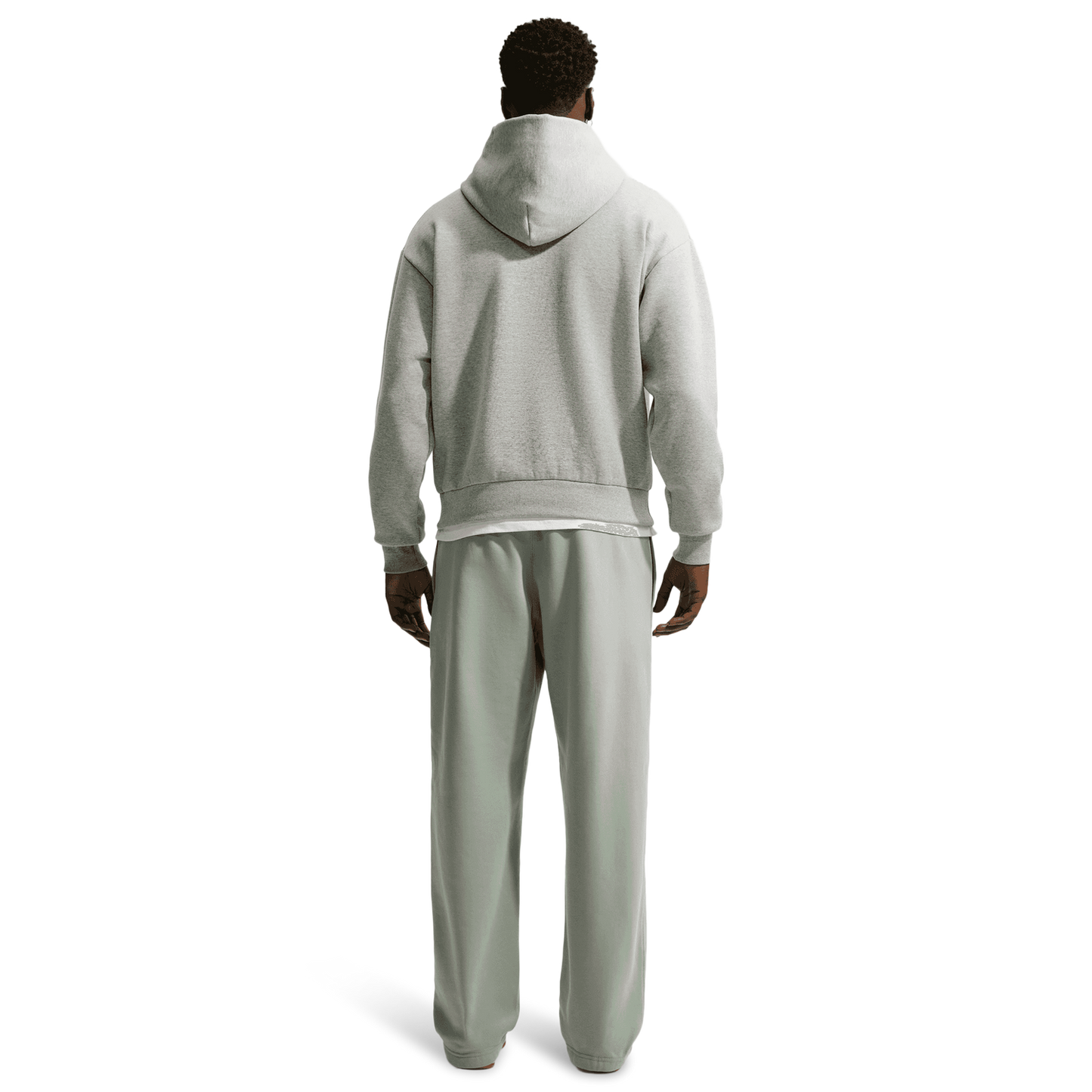 Nike Solo Pullover Concept Hoodie - Men's - Gray/White
