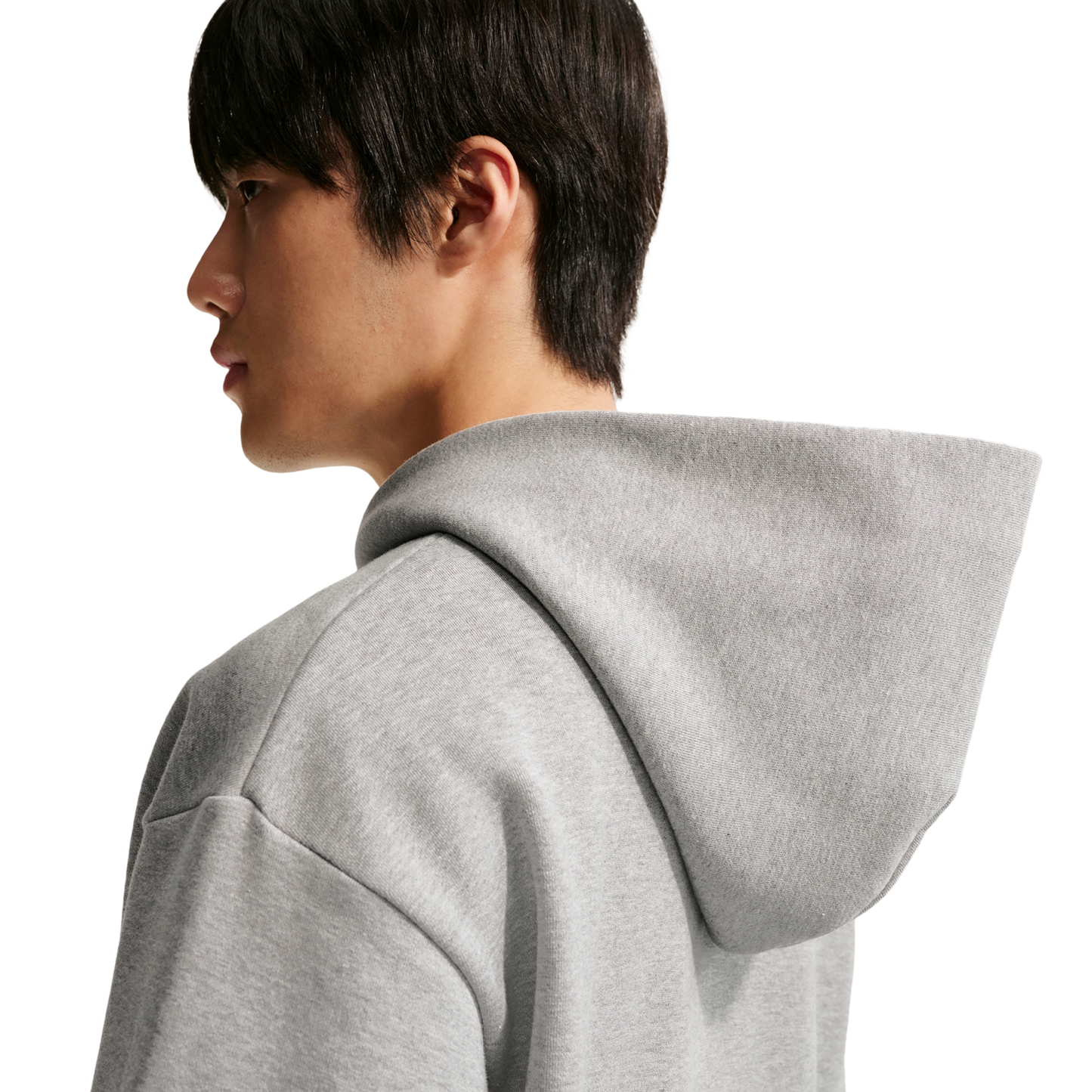 Nike Solo Basketball Full Zip Concept Hoodie - Men's - White/Gray