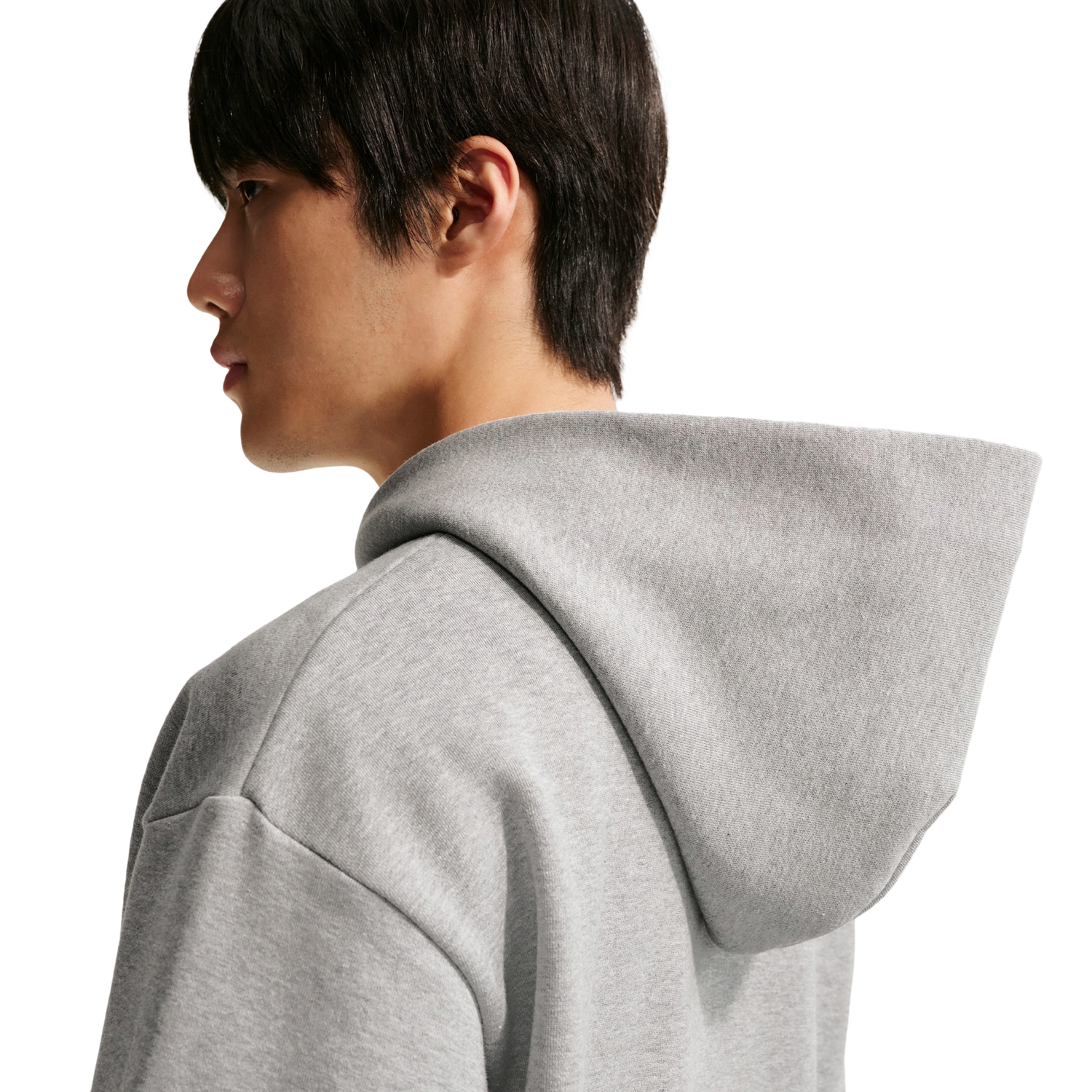 Nike Solo Basketball Full Zip Concept Hoodie - Men's - White/Gray