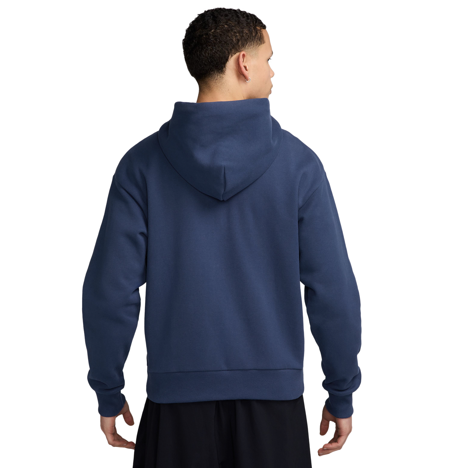 Nike Solo Basketball Full Zip Concept Hoodie - Men's - Navy/White