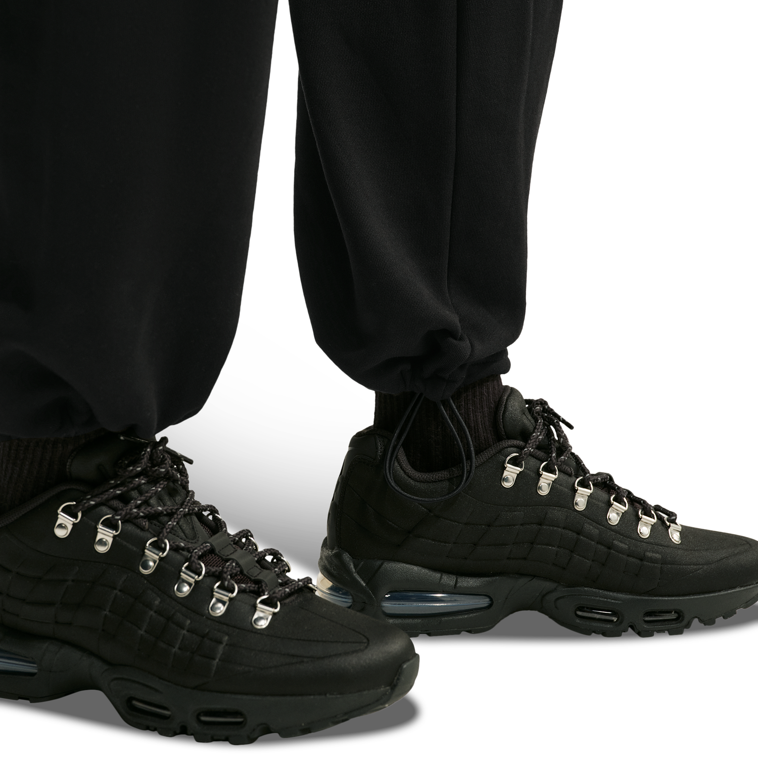 Nike Solo Basketball Bungee Concept Pants - Men's - Black/Sail
