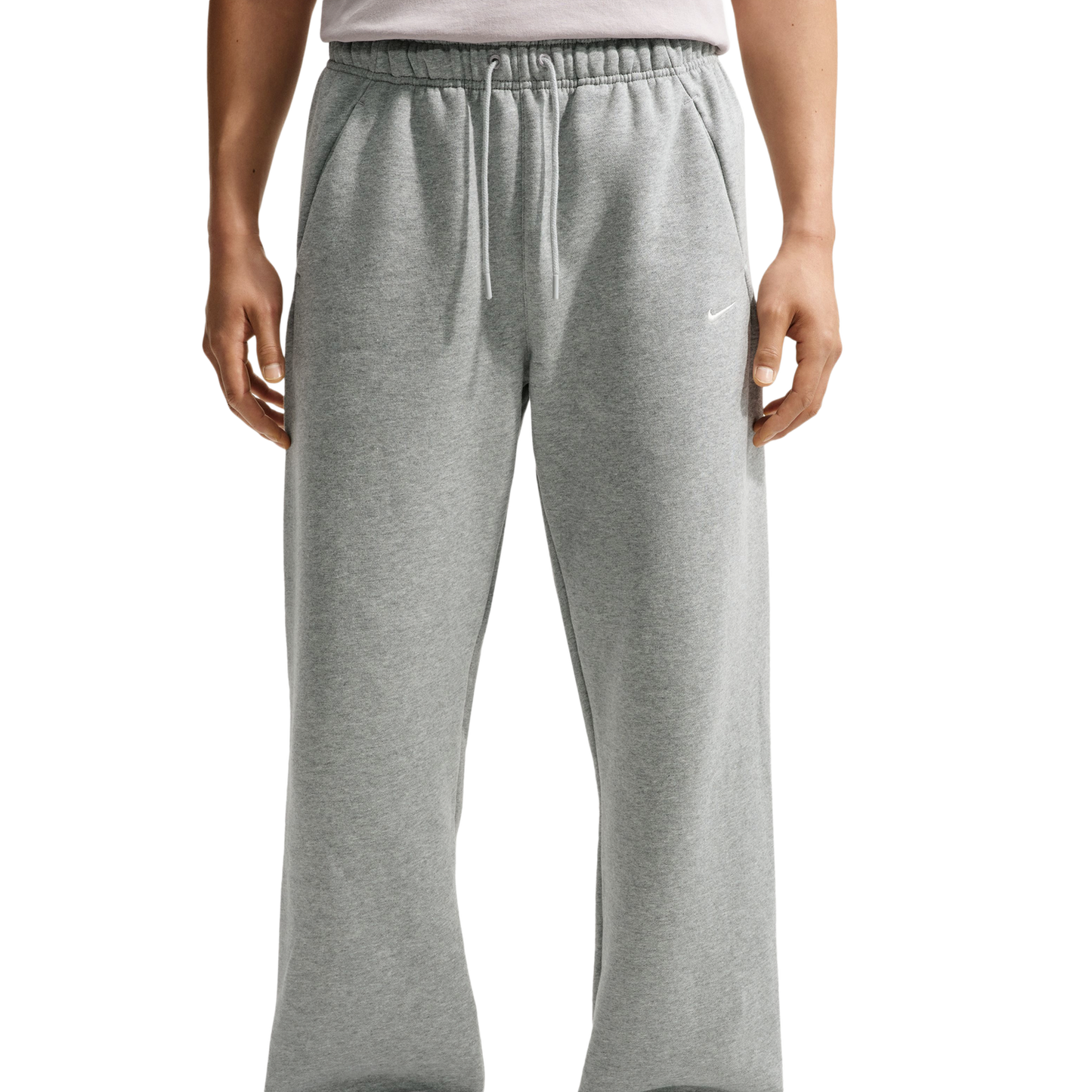 Nike Solo Basketball Bungee Concept Pants - Men's - Grey/White