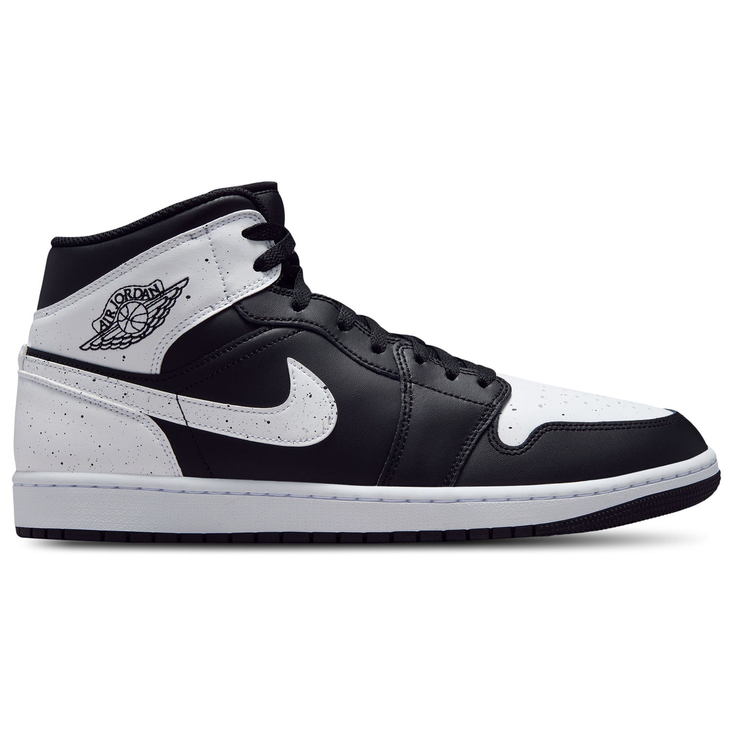 Jordan AJ 1 Mid SE - Men's - Black/White/Black