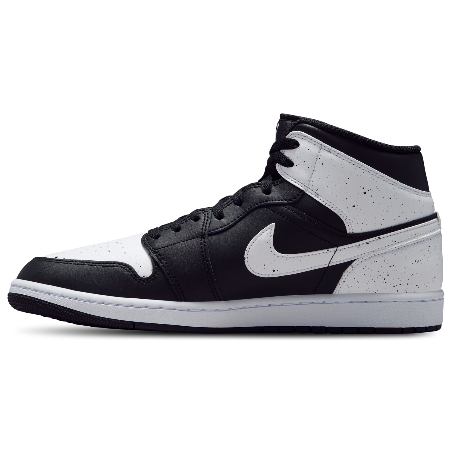 Jordan AJ 1 Mid SE - Men's - Black/White/Black
