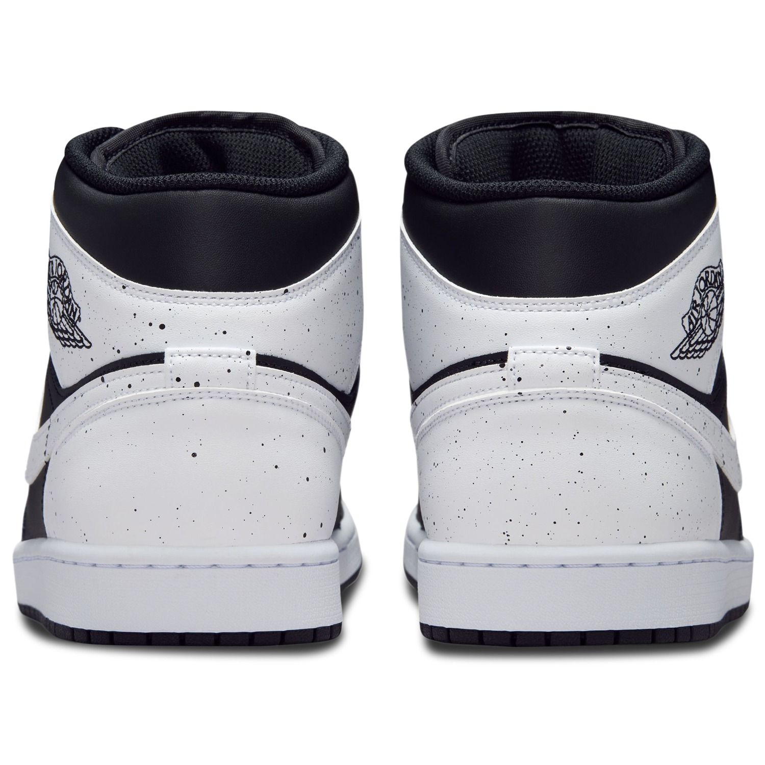 Jordan AJ 1 Mid SE - Men's - Black/White/Black