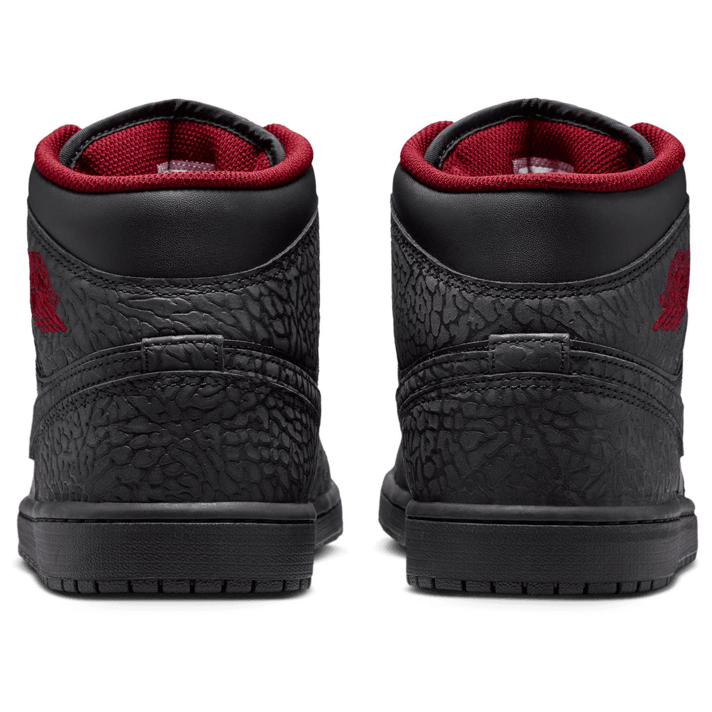 Jordan AJ 1 Mid SE - Men's - Tough Red/Black/Black