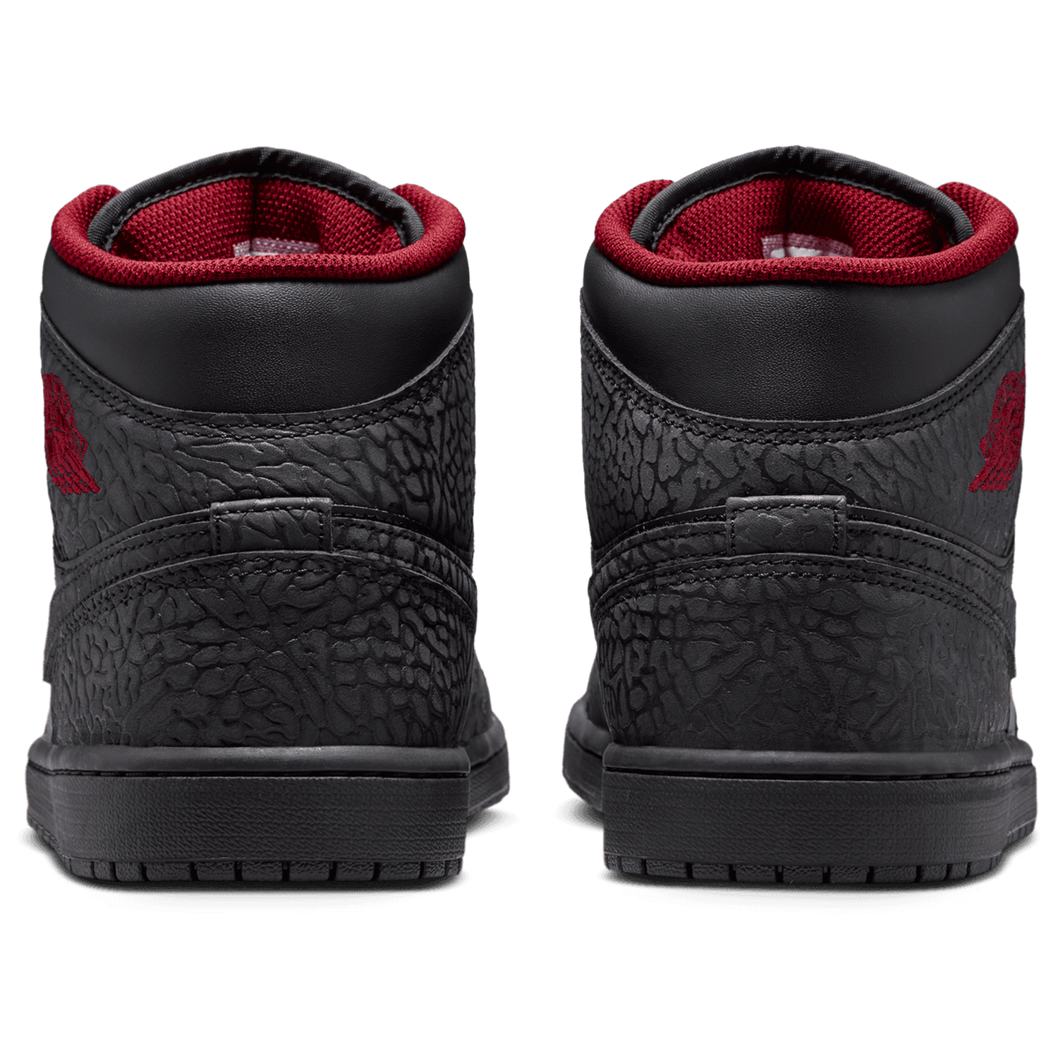 Jordan AJ 1 Mid SE - Men's - Tough Red/Black/Black