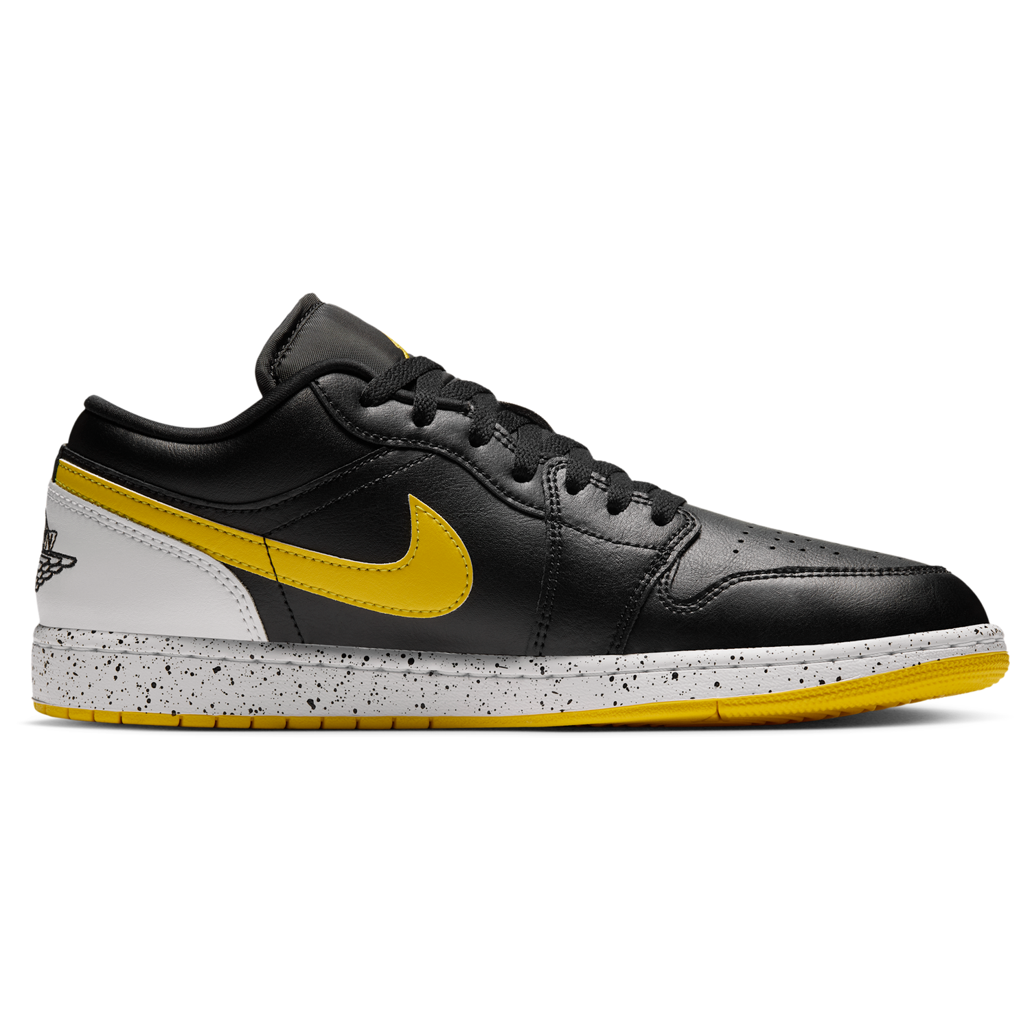 Jordan Air Jordan 1 Low SE - Men's - Black/Tour Yellow/White