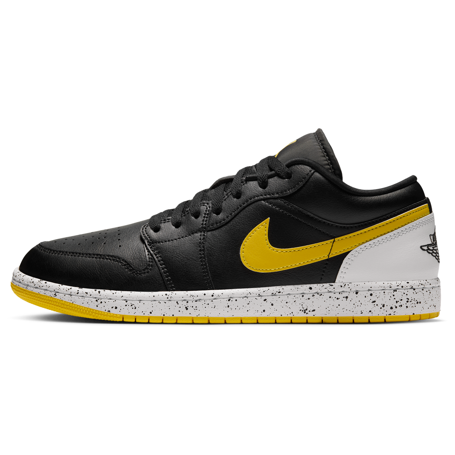 Jordan Air Jordan 1 Low SE - Men's - Black/Tour Yellow/White