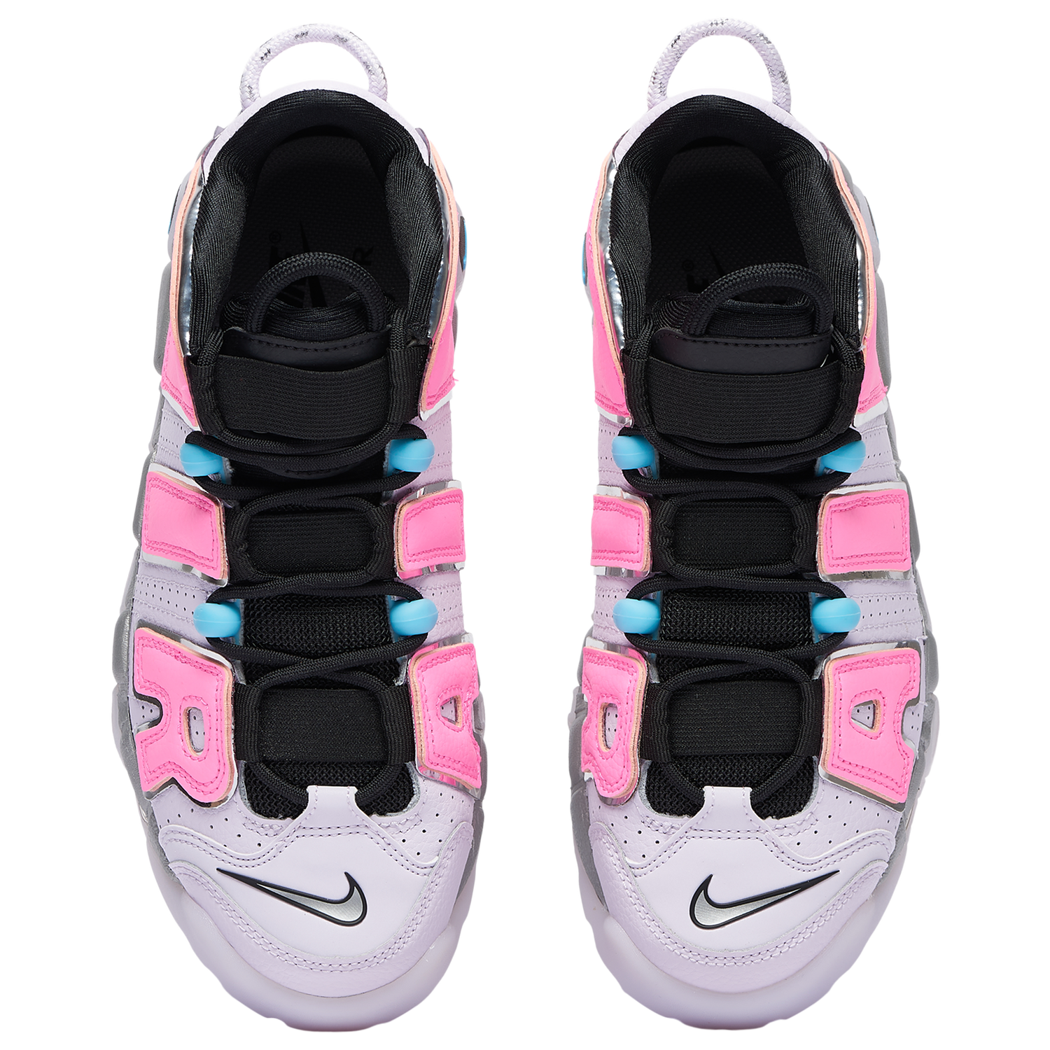 Nike Air More Uptempo - Women's - Pink/Silver