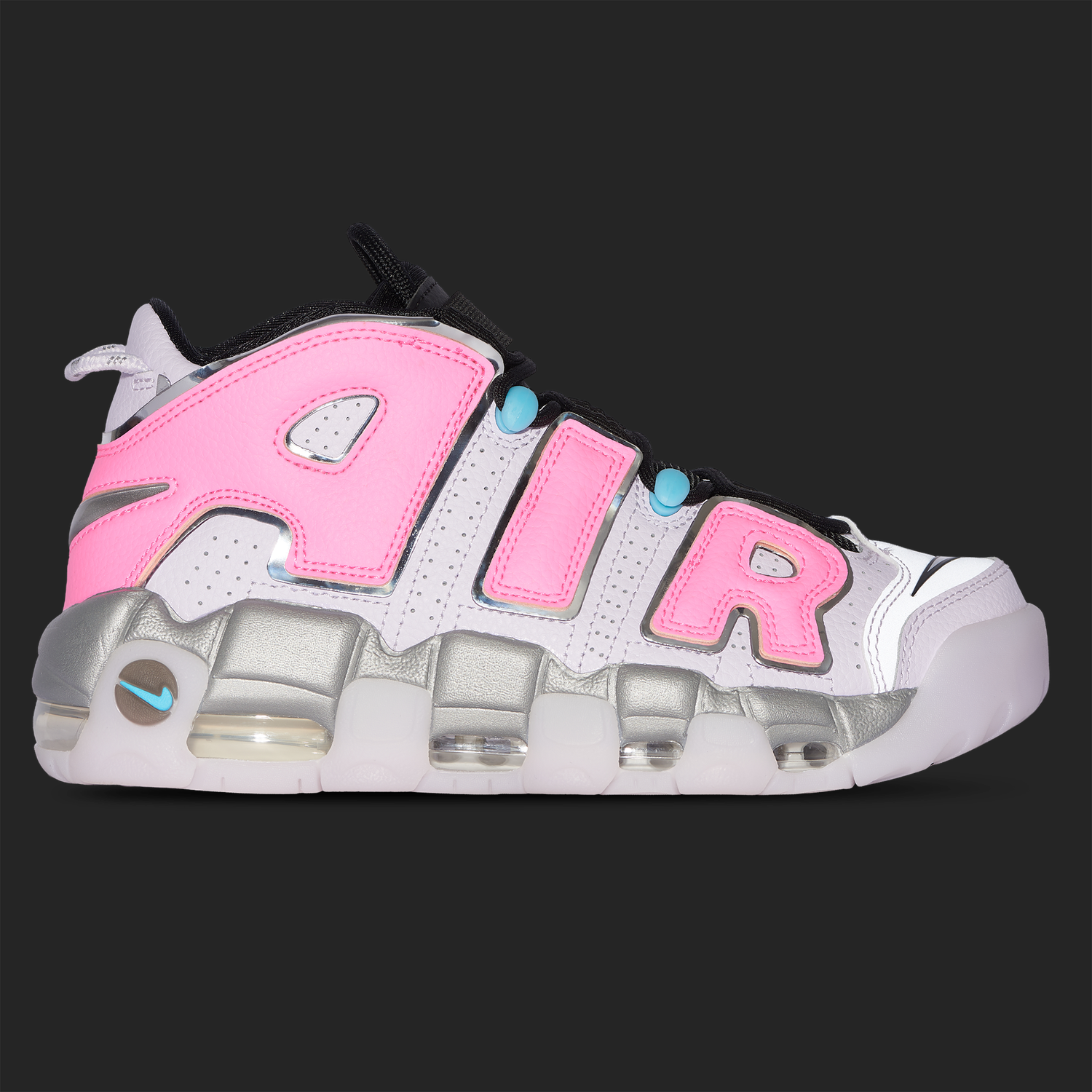 Nike Air More Uptempo - Women's - Pink/Silver