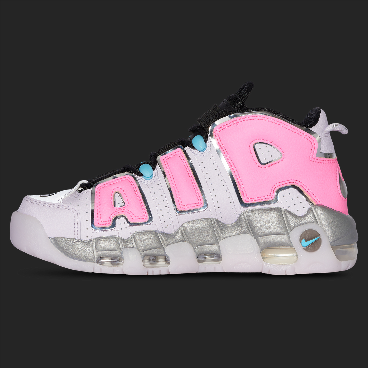 Nike Air More Uptempo - Women's - Pink/Silver