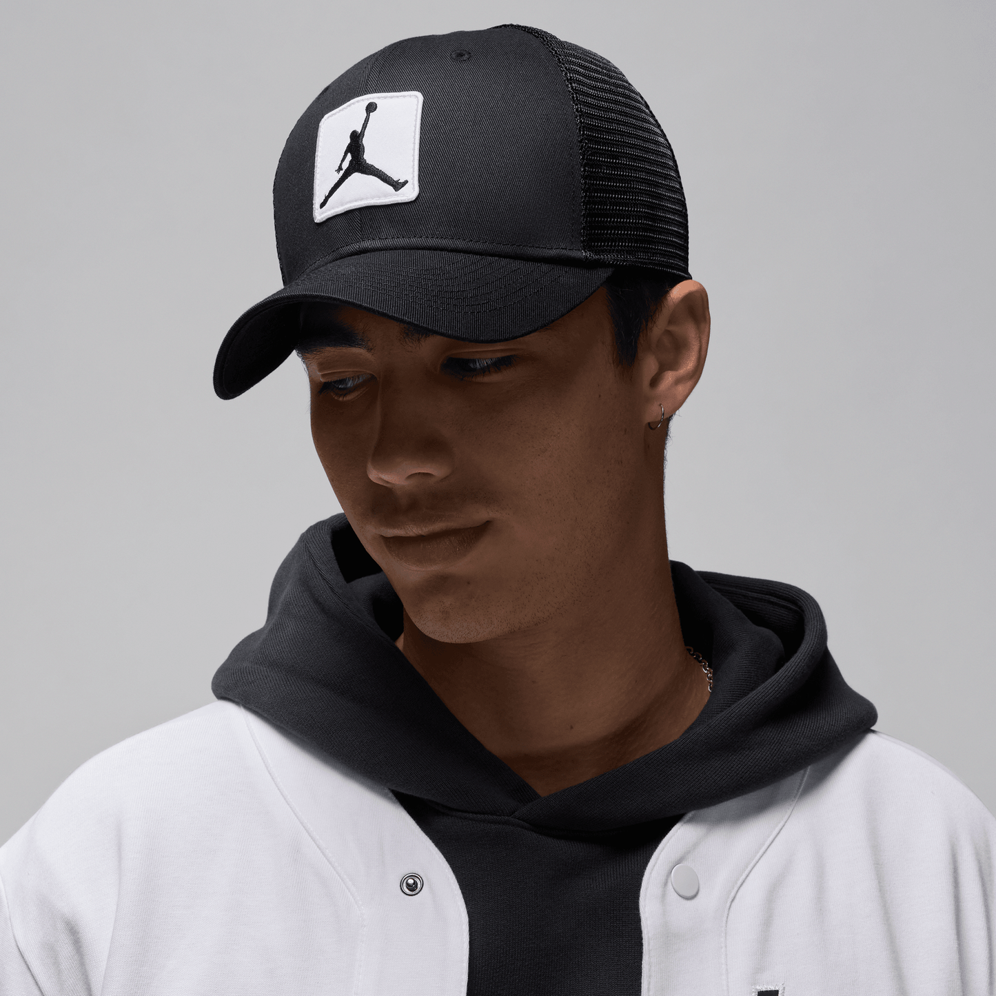 Jordan Rise Trucker Cap - Men's - Black/Wheat