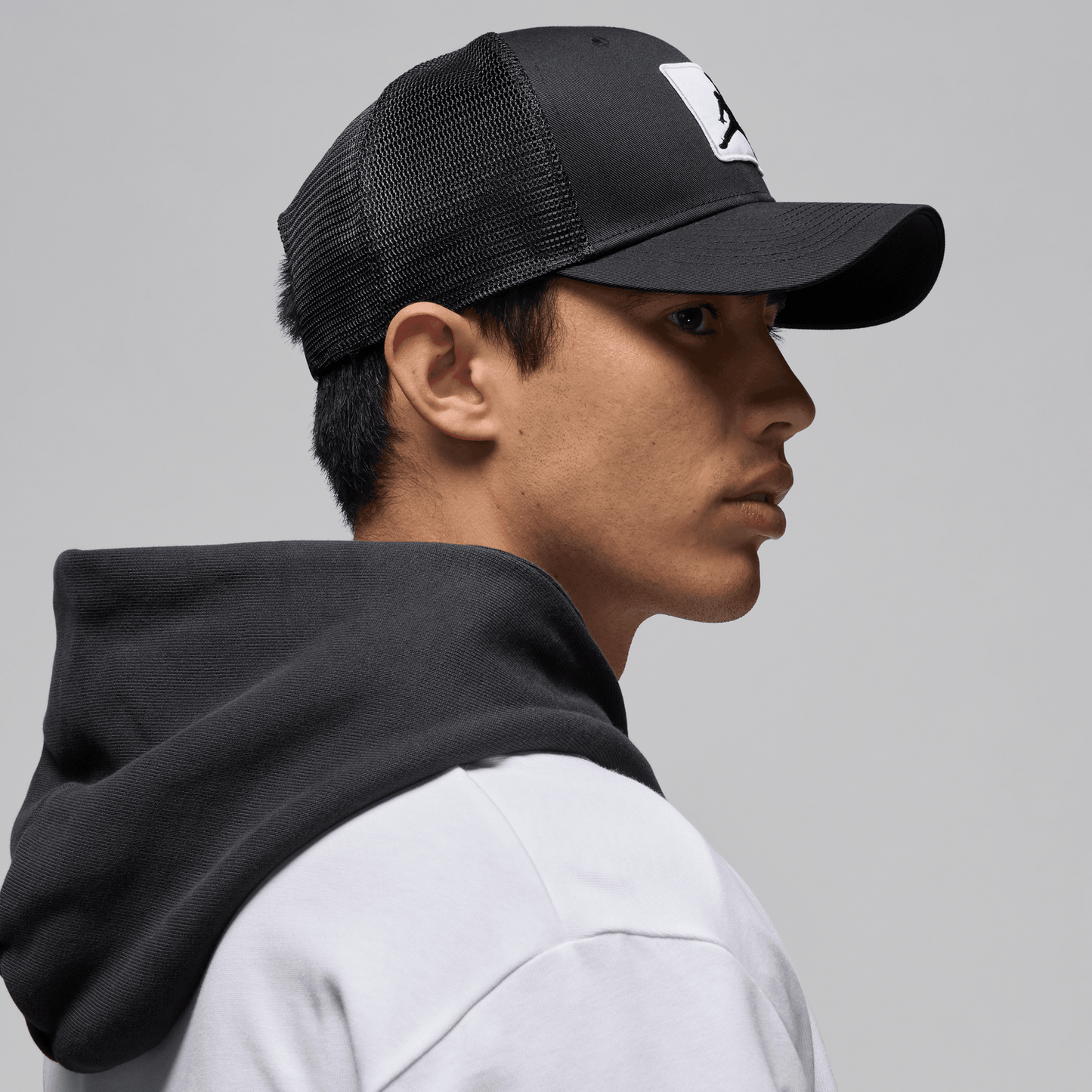Jordan Rise Trucker Cap - Men's - Black/Wheat