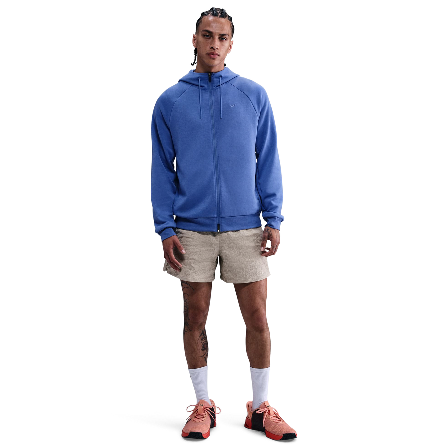 Nike Dri-FIT UV Primary Full-Zip Hoodie - Men's - Comet Blue/Comet Blue