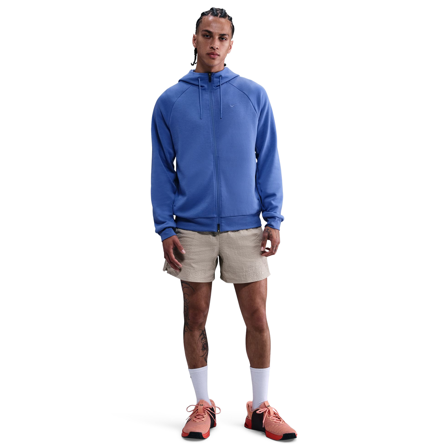 Nike Dri-FIT UV Primary Full-Zip Hoodie - Men's - Comet Blue/Comet Blue