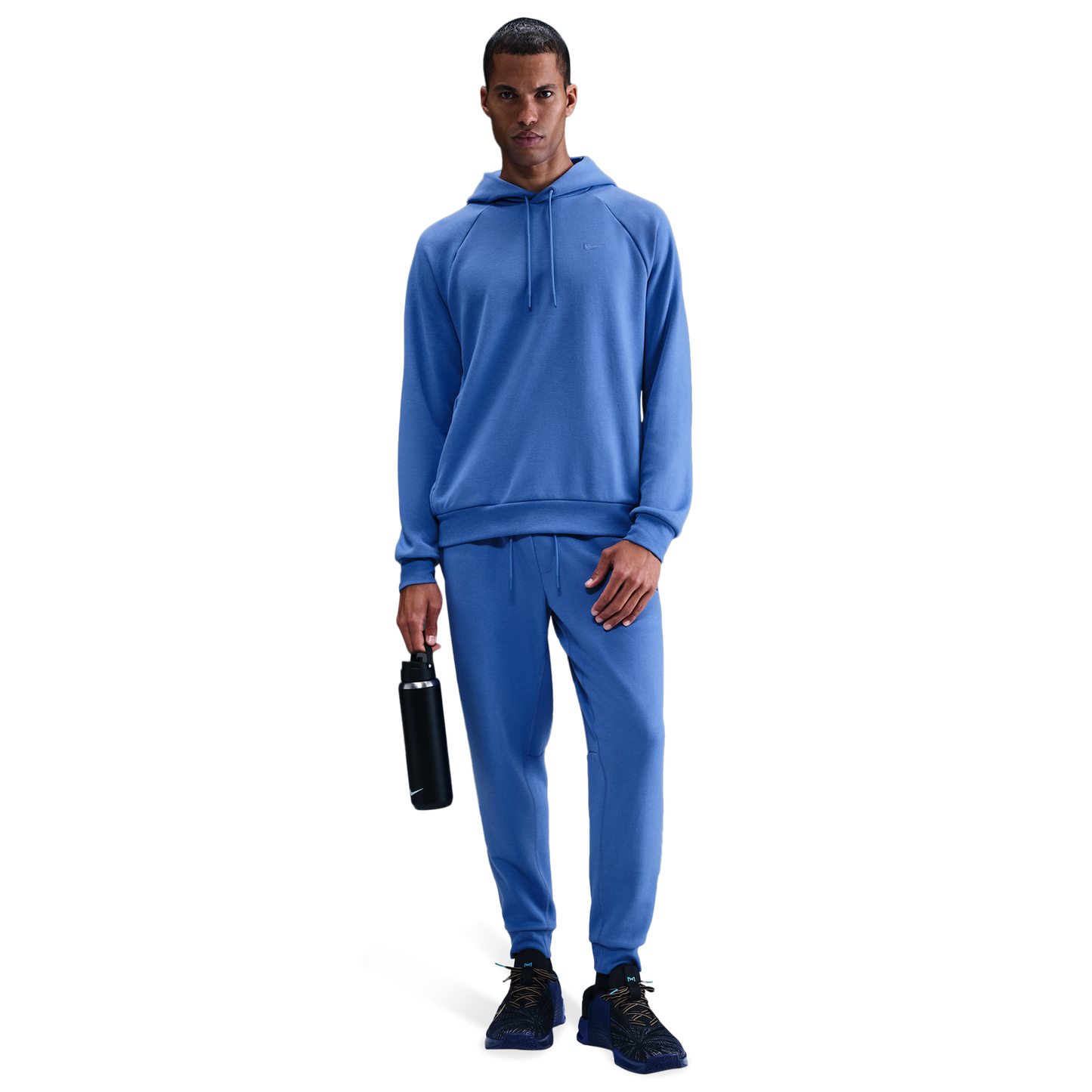 Nike Dri-FIT UV Primary Pullover Hoodie - Men's - Comet Blue/Comet Blue