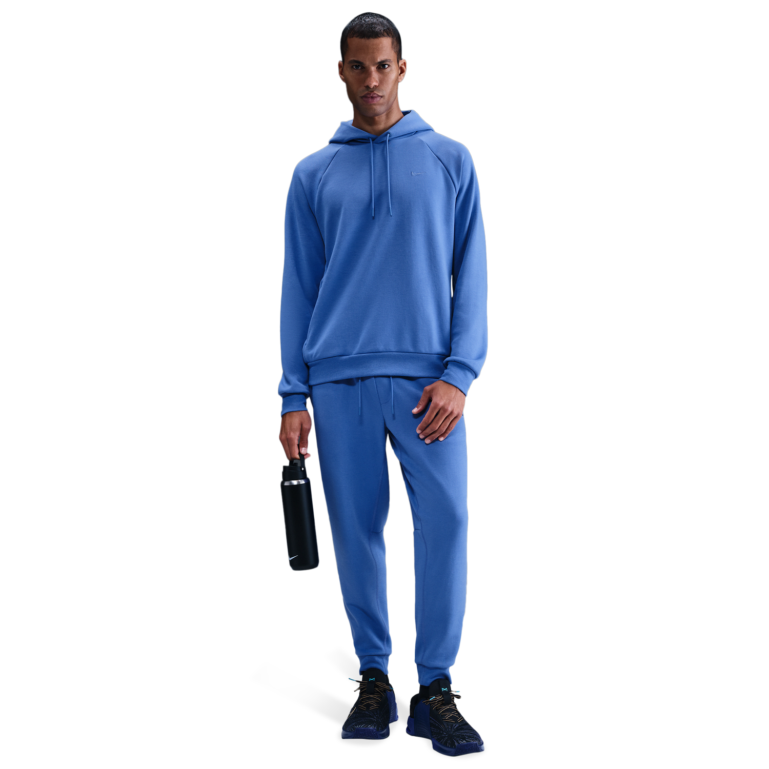 Nike Dri-FIT UV Primary Pullover Hoodie - Men's - Comet Blue/Comet Blue
