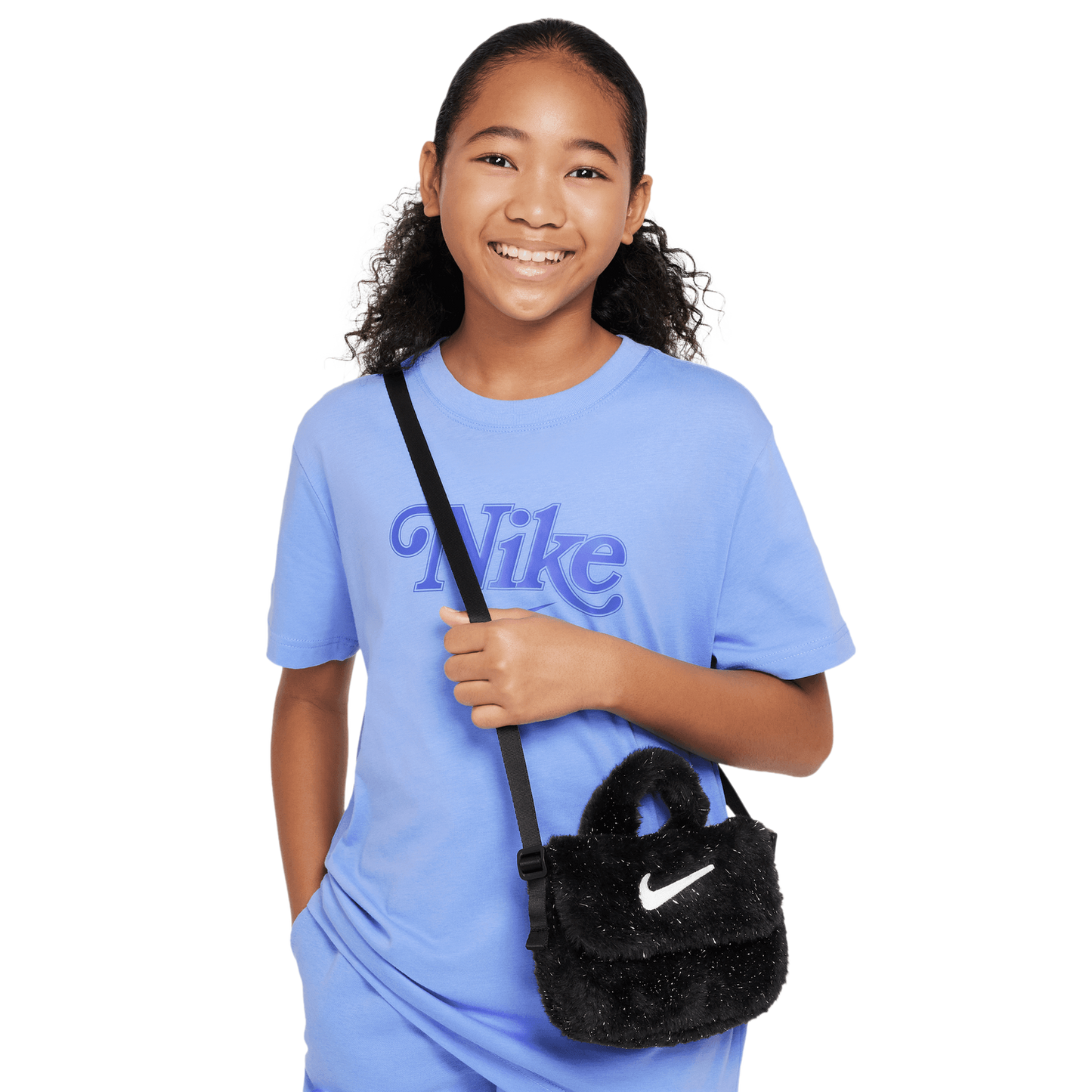 Nike Fur Crossbody Bag - Women's - Black