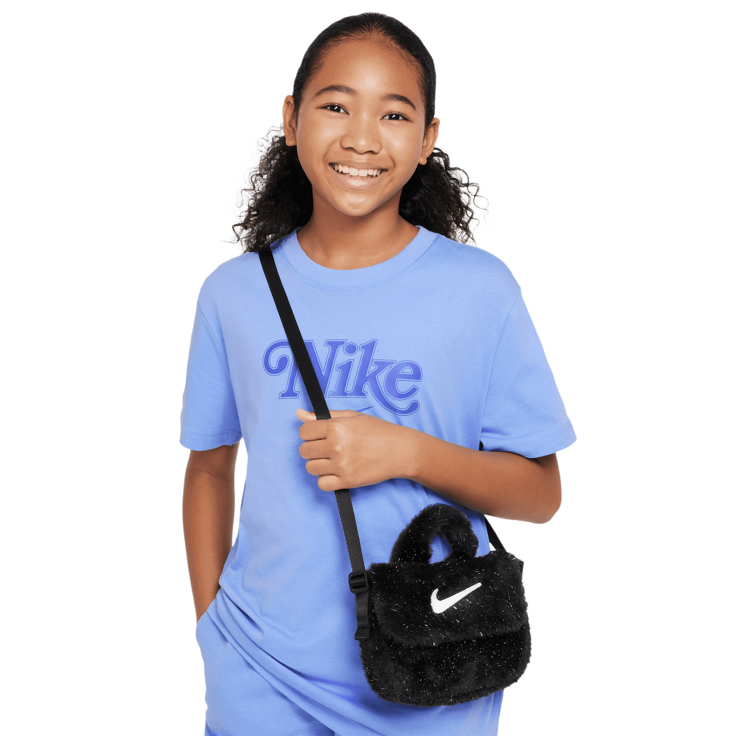 Nike Fur Crossbody Bag - Women's - Black