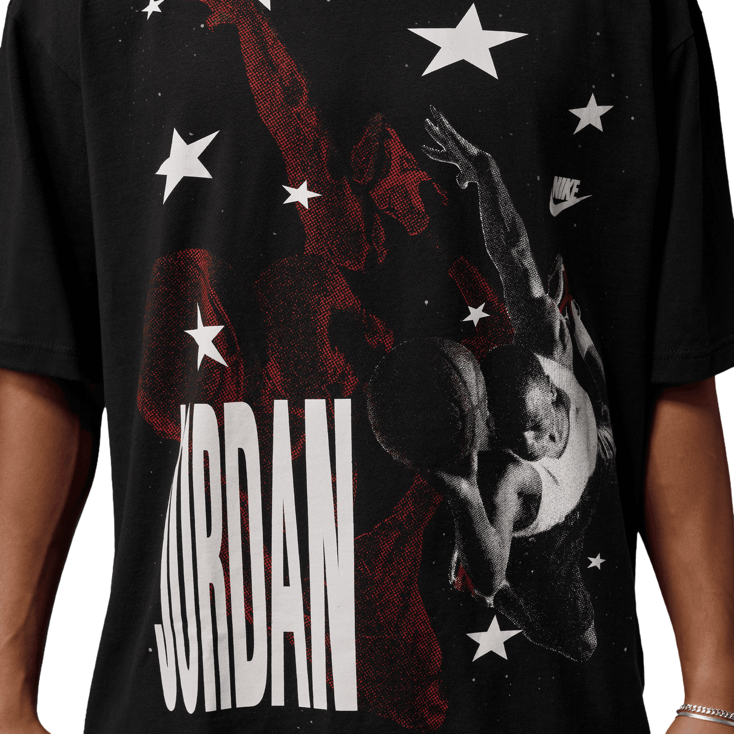 Jordan 96 Oversized AJ 4 T-Shirt - Men's - Black