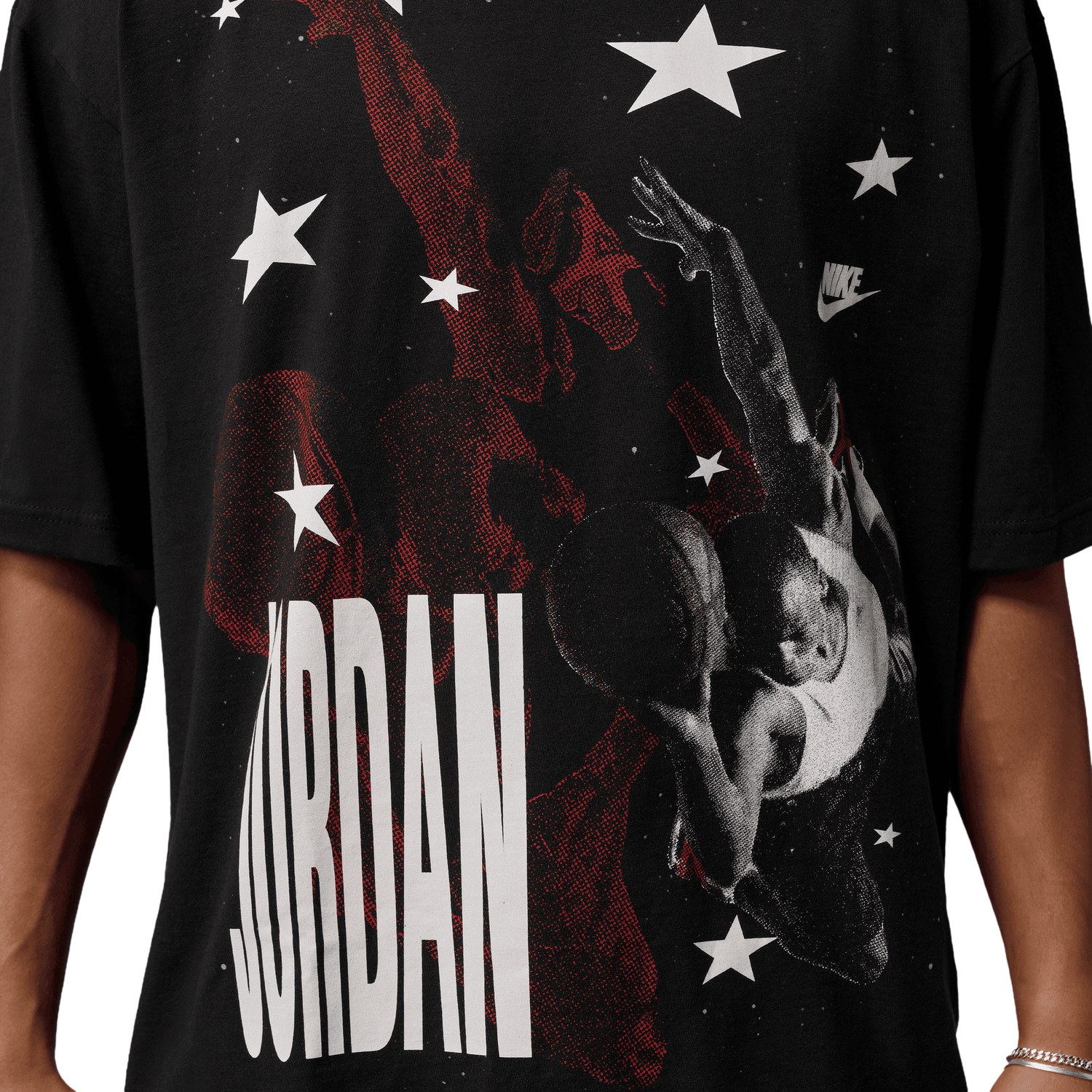 Jordan 96 Oversized AJ 4 T-Shirt - Men's - Black