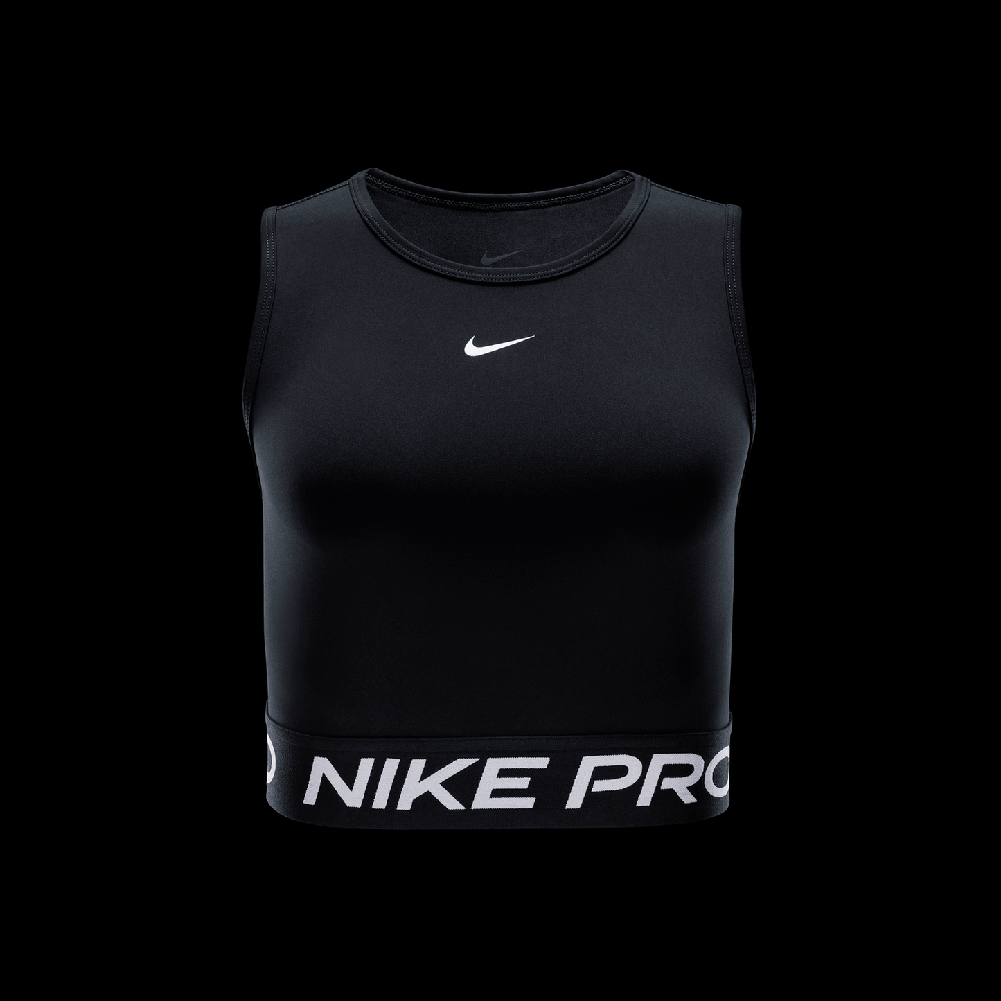 Nike Pro Dri-FIT 365 Crop Tank - Women's - Black/White