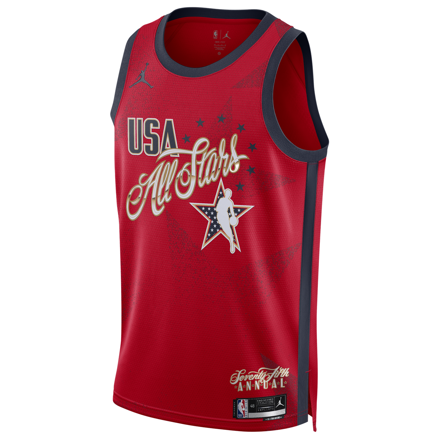 Nike ASW 26 Swingman Jersey - Men's - Red/Navy