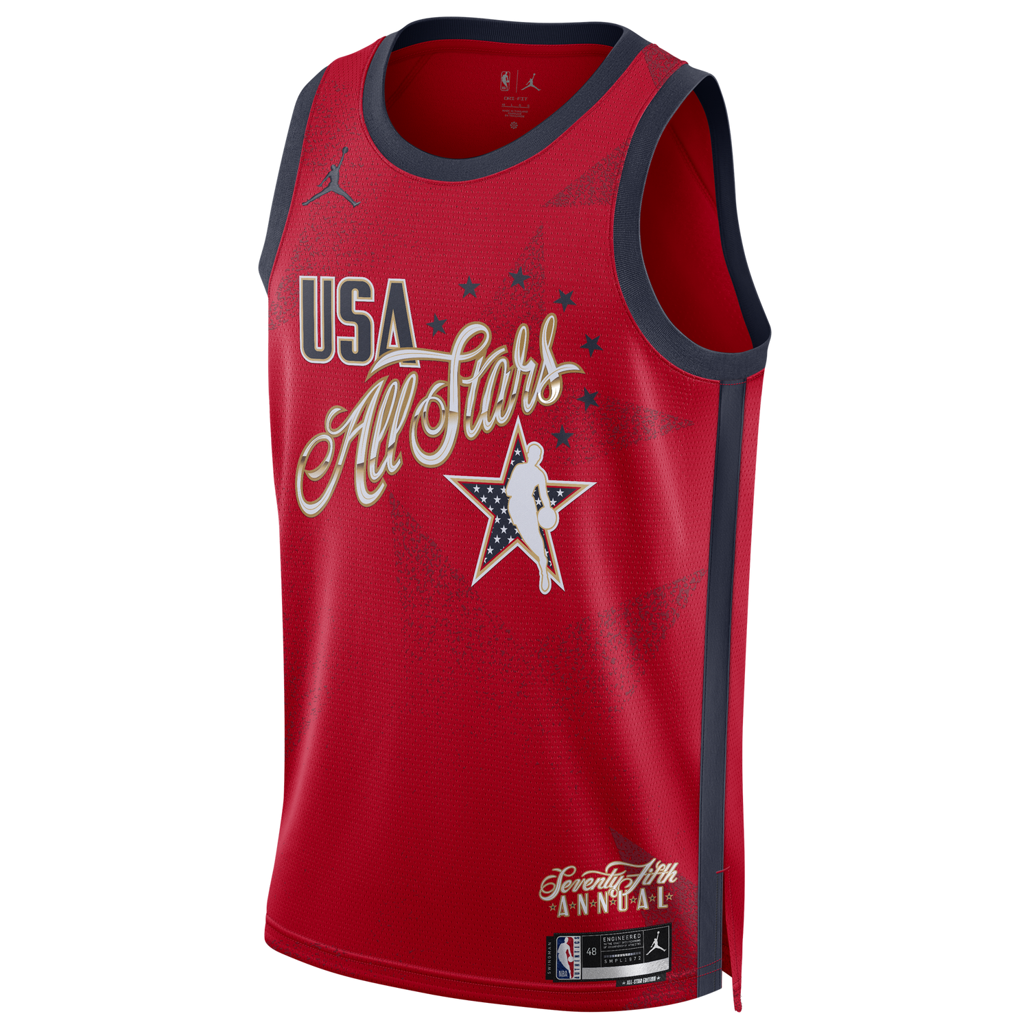 Nike ASW 26 Swingman Jersey - Men's - Red/Navy