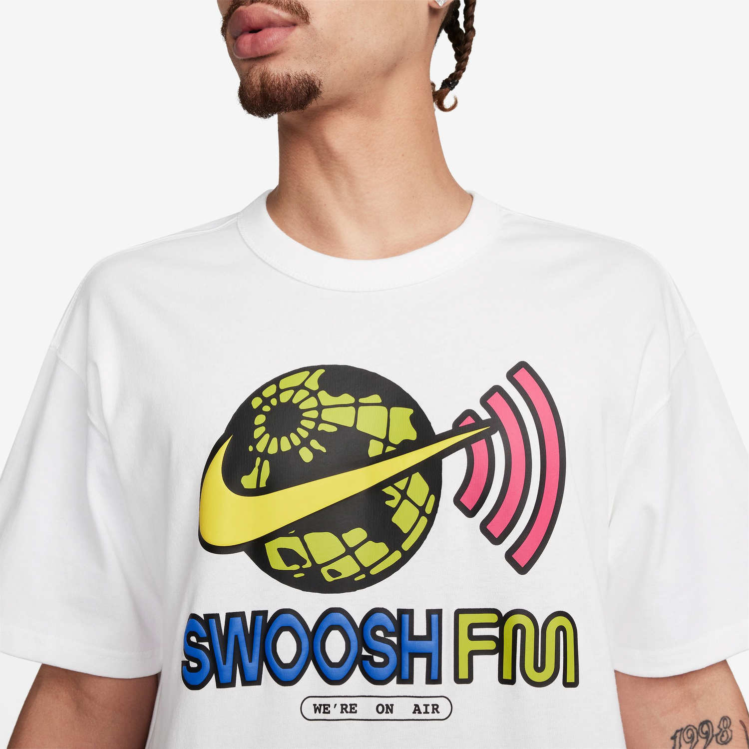 Nike NSW M90 OC HBR T-Shirt - Men's - White
