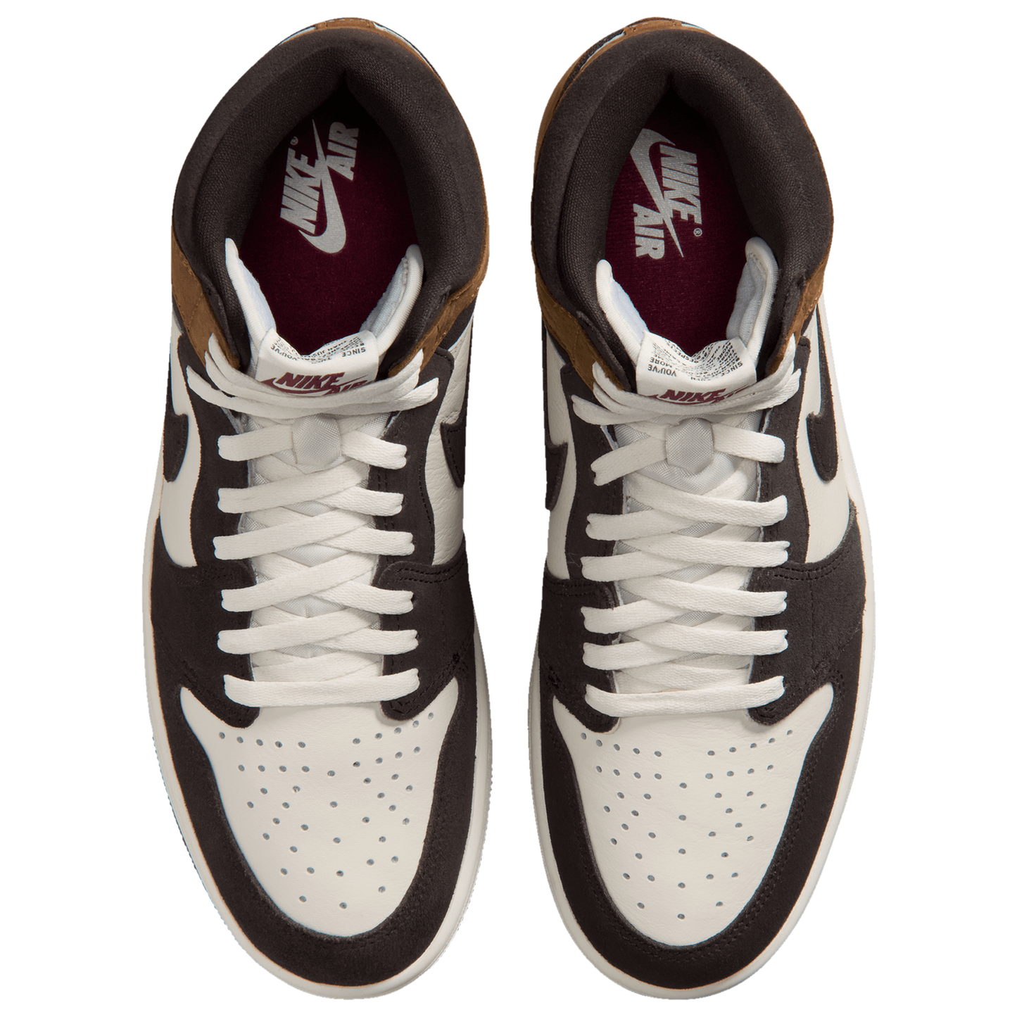 Jordan Retro 1 High OG - Men's - Multi/Shadow Brown