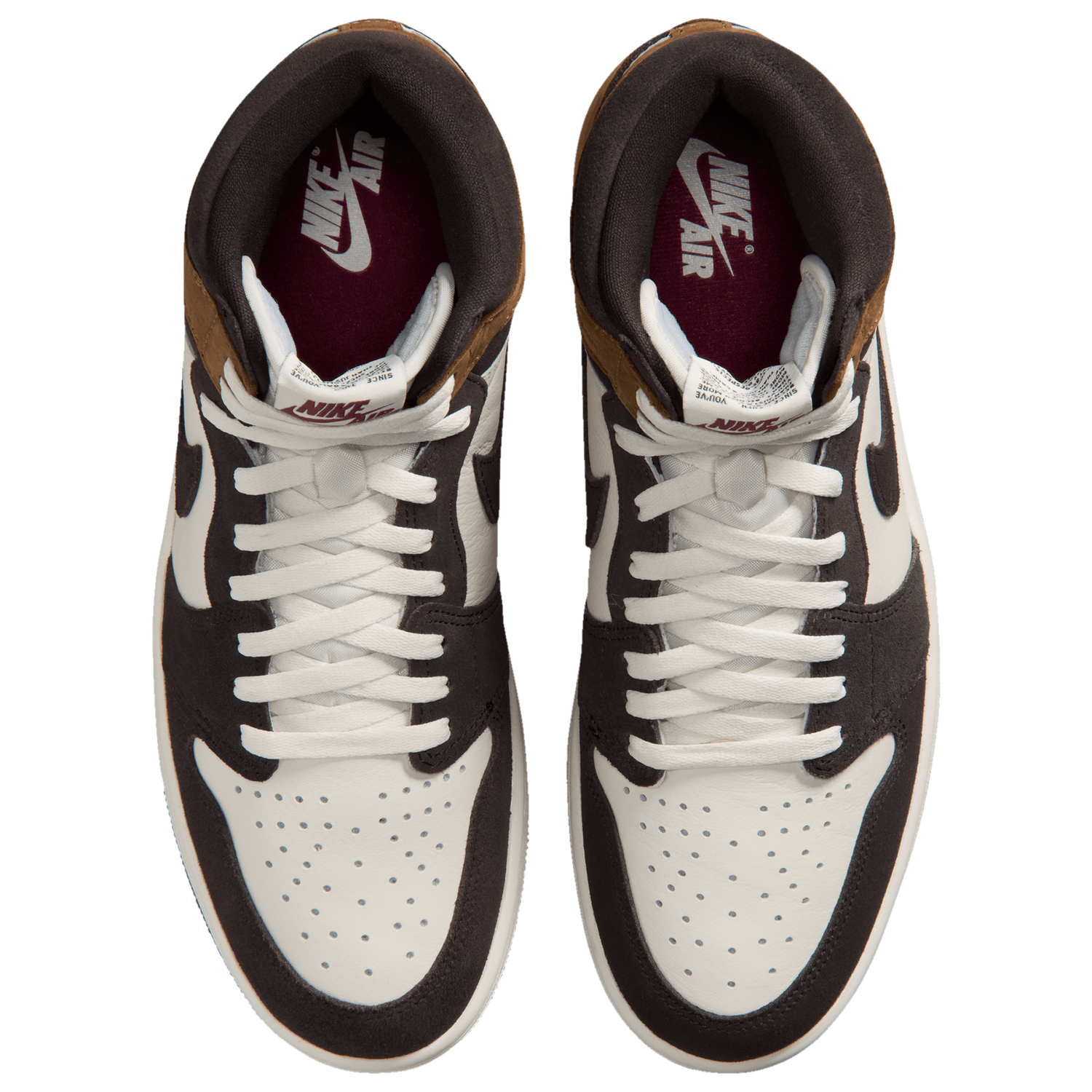 Jordan Retro 1 High OG - Men's - Multi/Shadow Brown