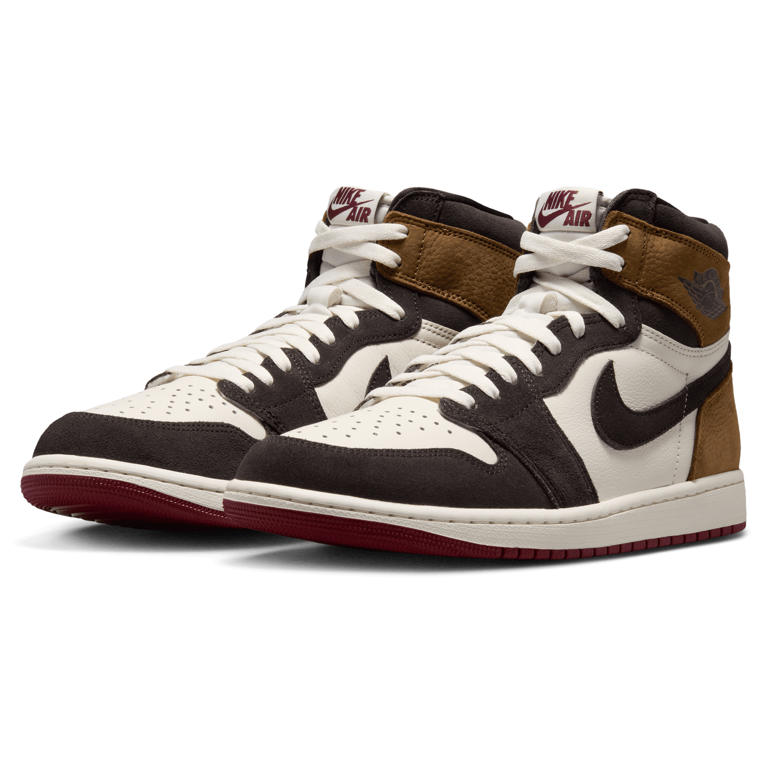 Jordan Retro 1 High OG - Men's - Multi/Shadow Brown