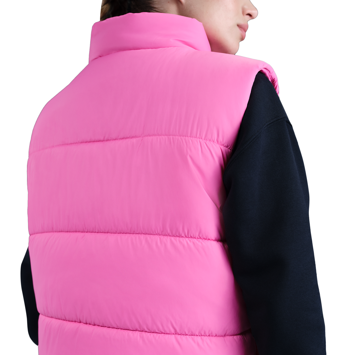 Nike NSW Therma-FIT Classic Vest - Women's - Playful Pink/White