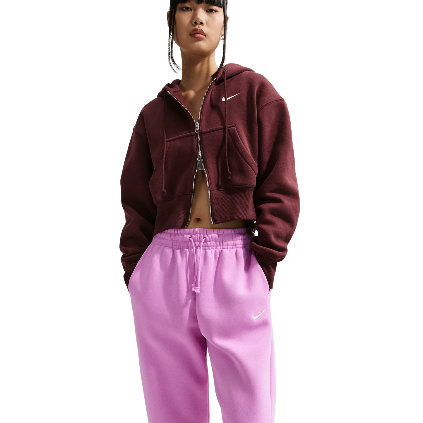 Nike Phoenix HR OS Pants - Women's - Lt Magenta/Sail