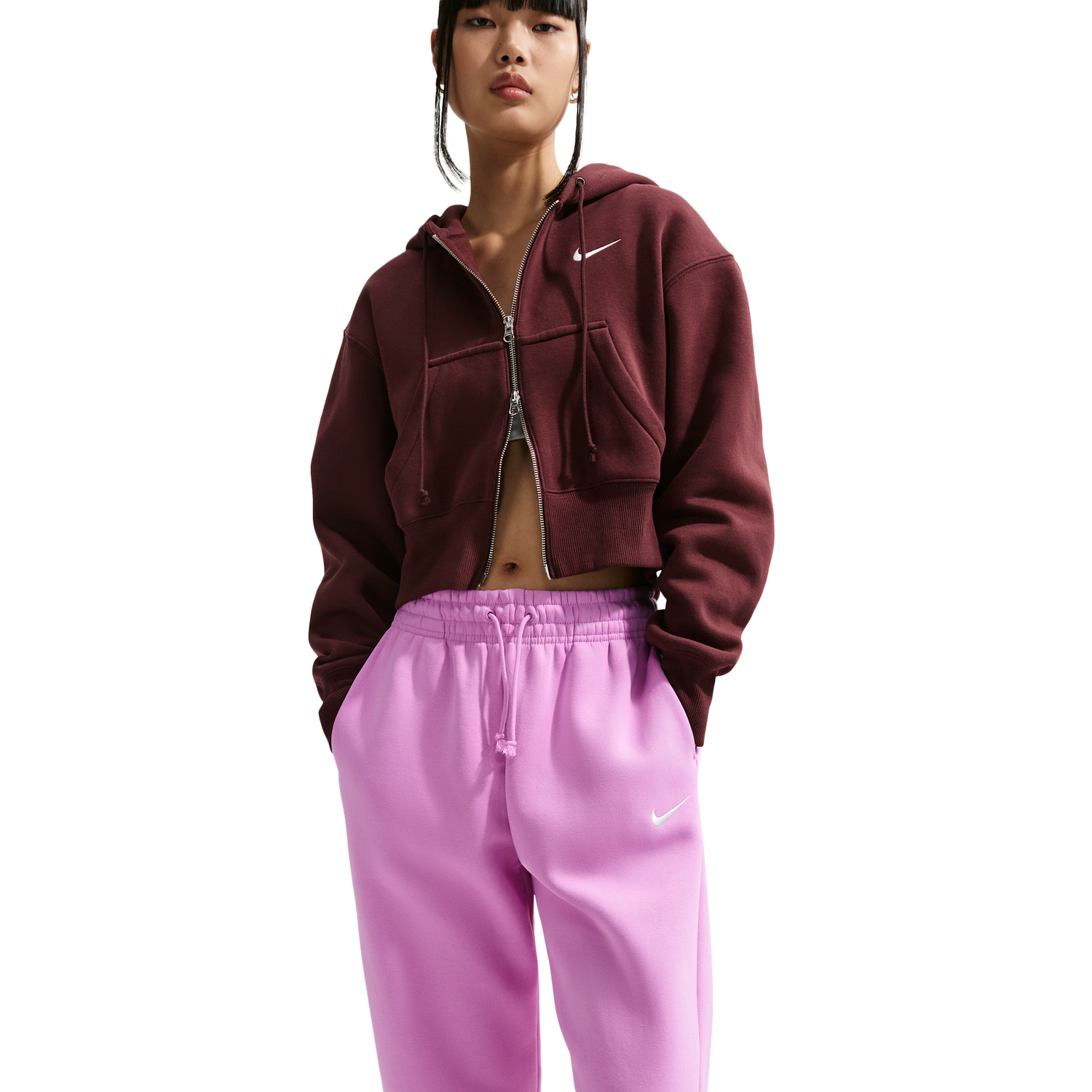 Nike Phoenix HR OS Pants - Women's - Lt Magenta/Sail