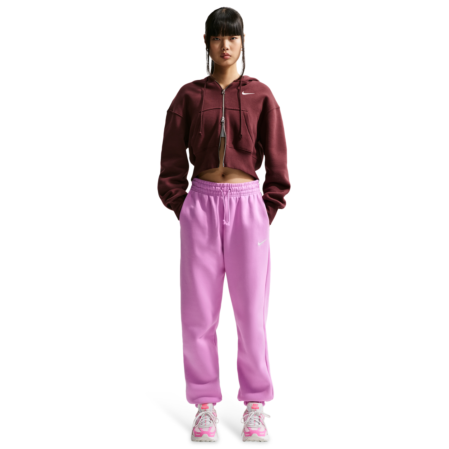 Nike Phoenix HR OS Pants - Women's - Lt Magenta/Sail