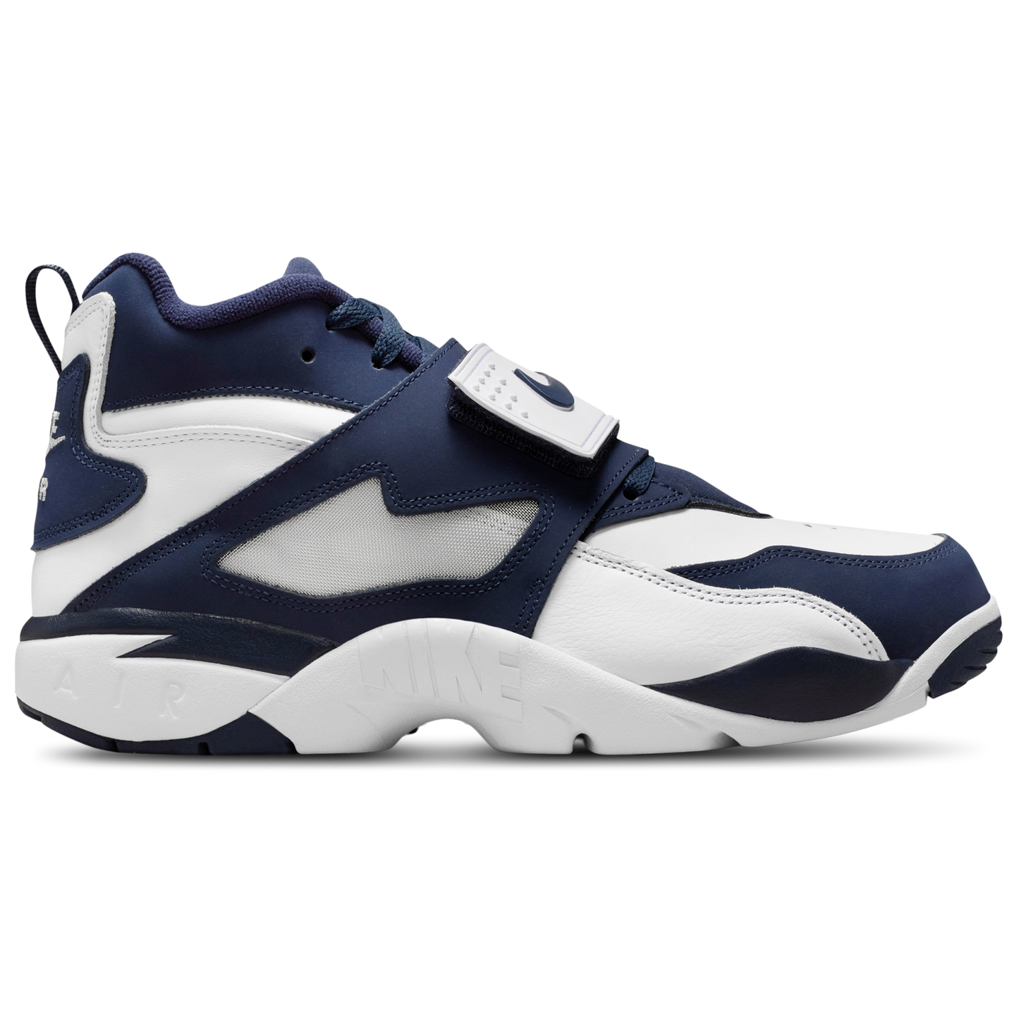 Nike Nike Air Diamond Turf - Men's - White/College Navy/Metallic Silver